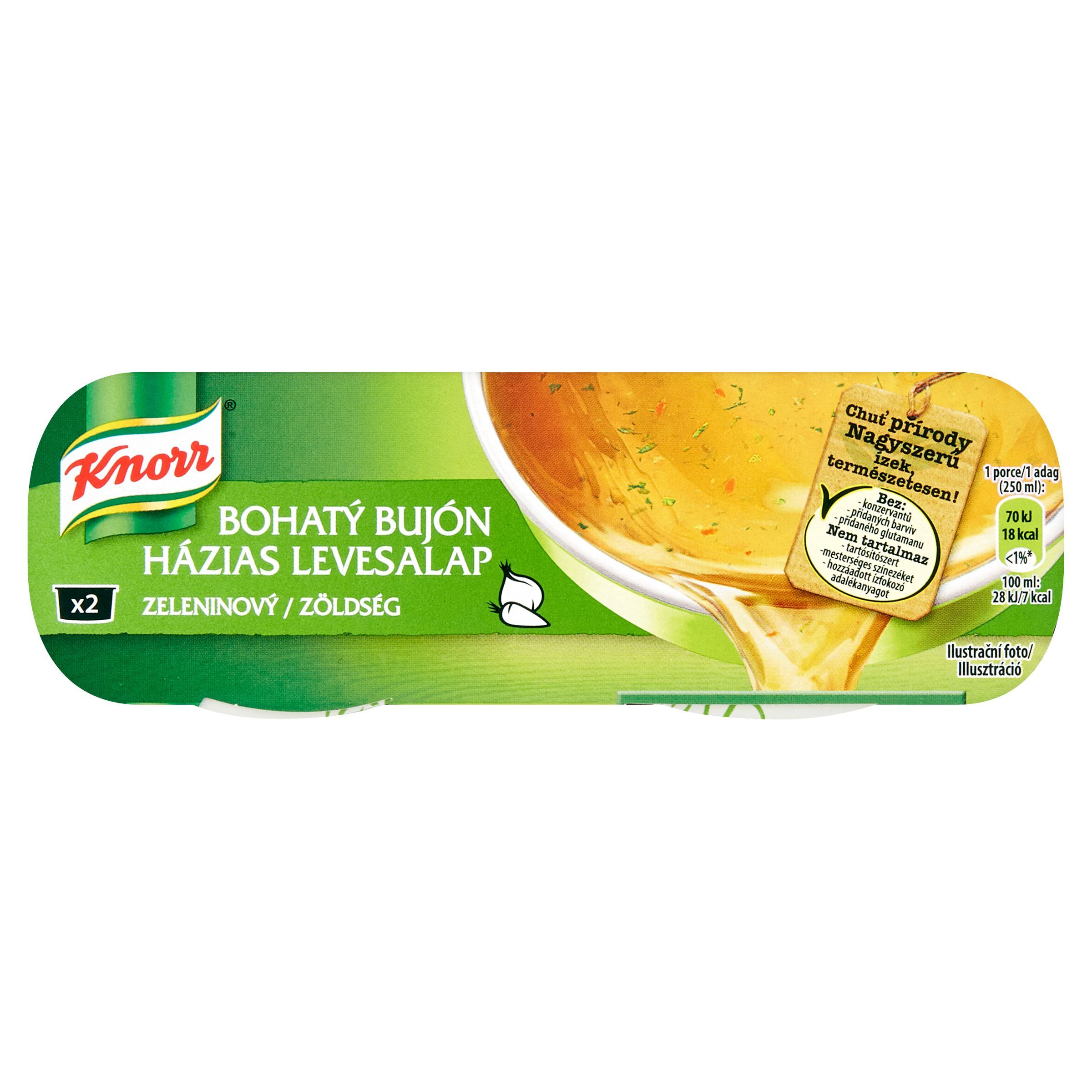 Trvanlivé potraviny - Knorr Bohatý Bujón Zeleninový 2x28 g