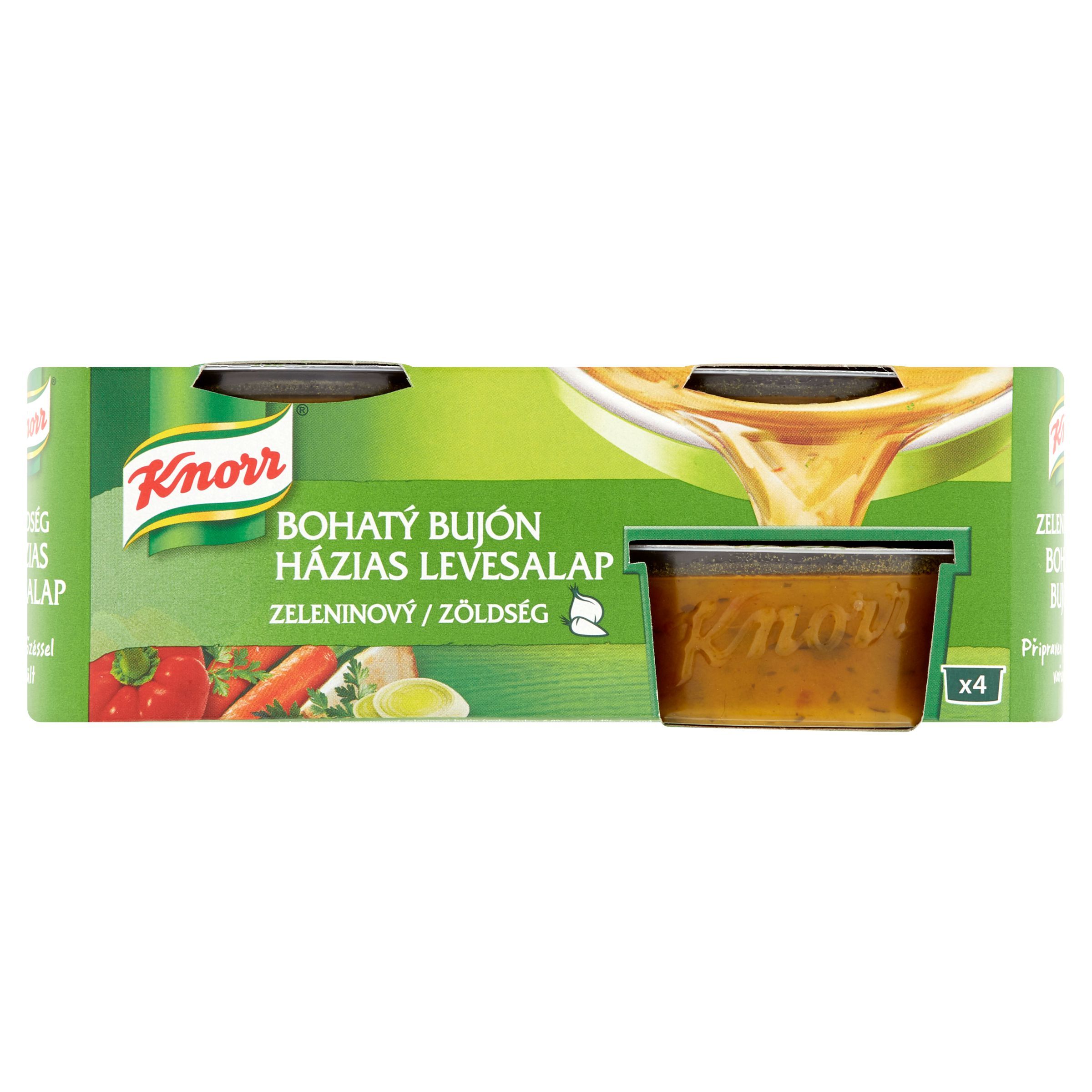 Trvanlivé potraviny - Knorr Bohatý Bujón Zeleninový 4x28 g