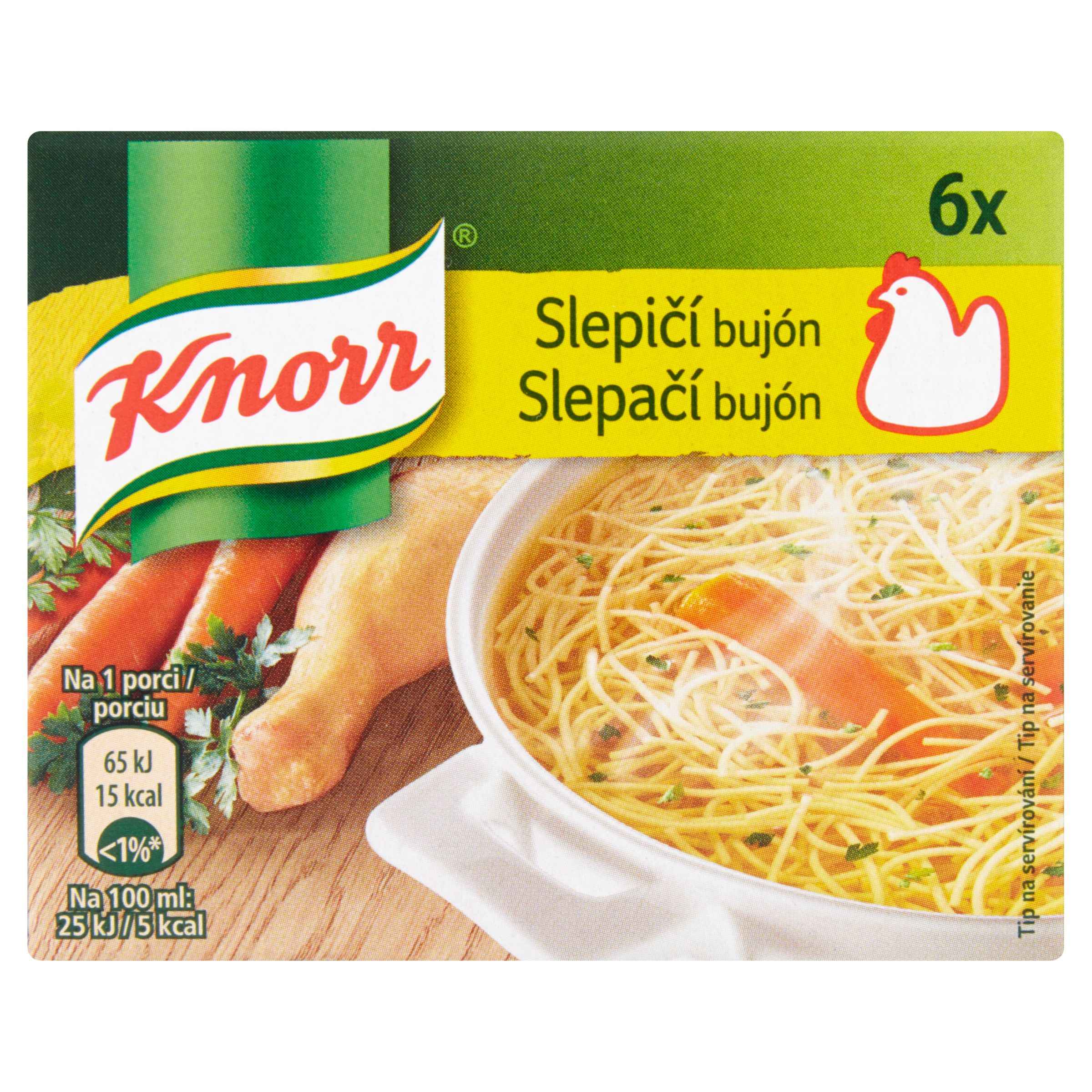 Trvanlivé potraviny - Knorr Bujón Slepičí 6x10 g