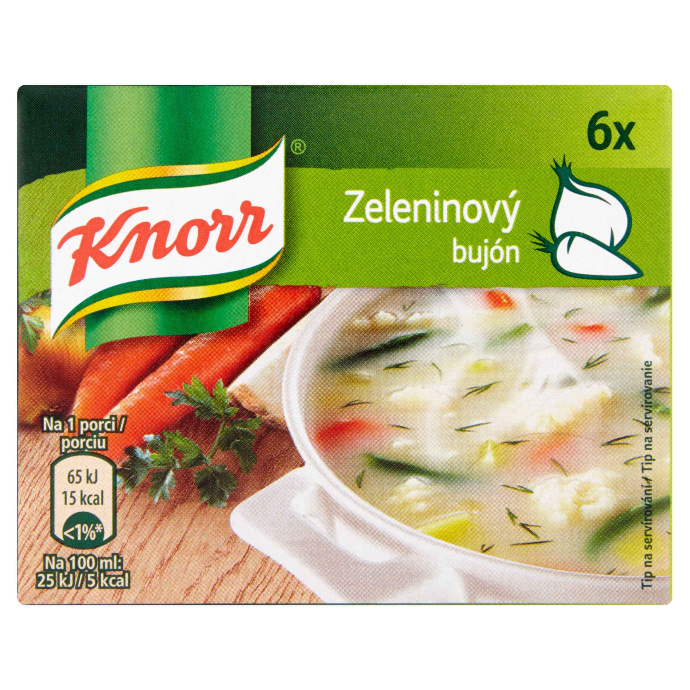 Trvanlivé potraviny - Knorr Bujón Zeleninový 3l 6x10 g
