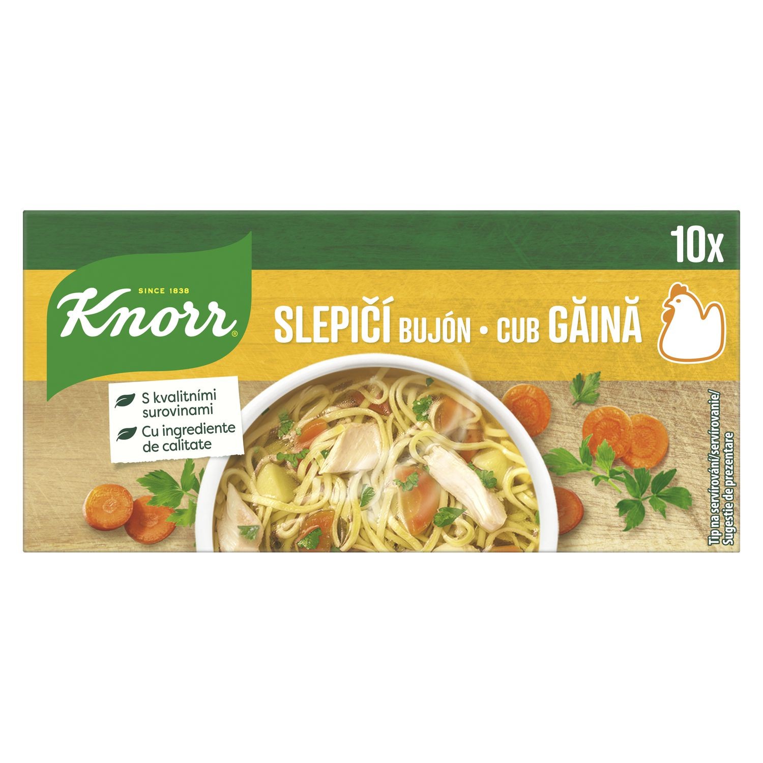 Trvanlivé potraviny - Knorr Slepičí bujón 5l 100g