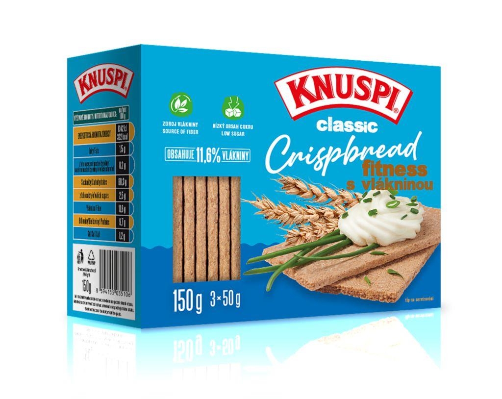 Pekárna a cukrárna - Knuspi Crispbread Fitness s vlákninou 150 g
