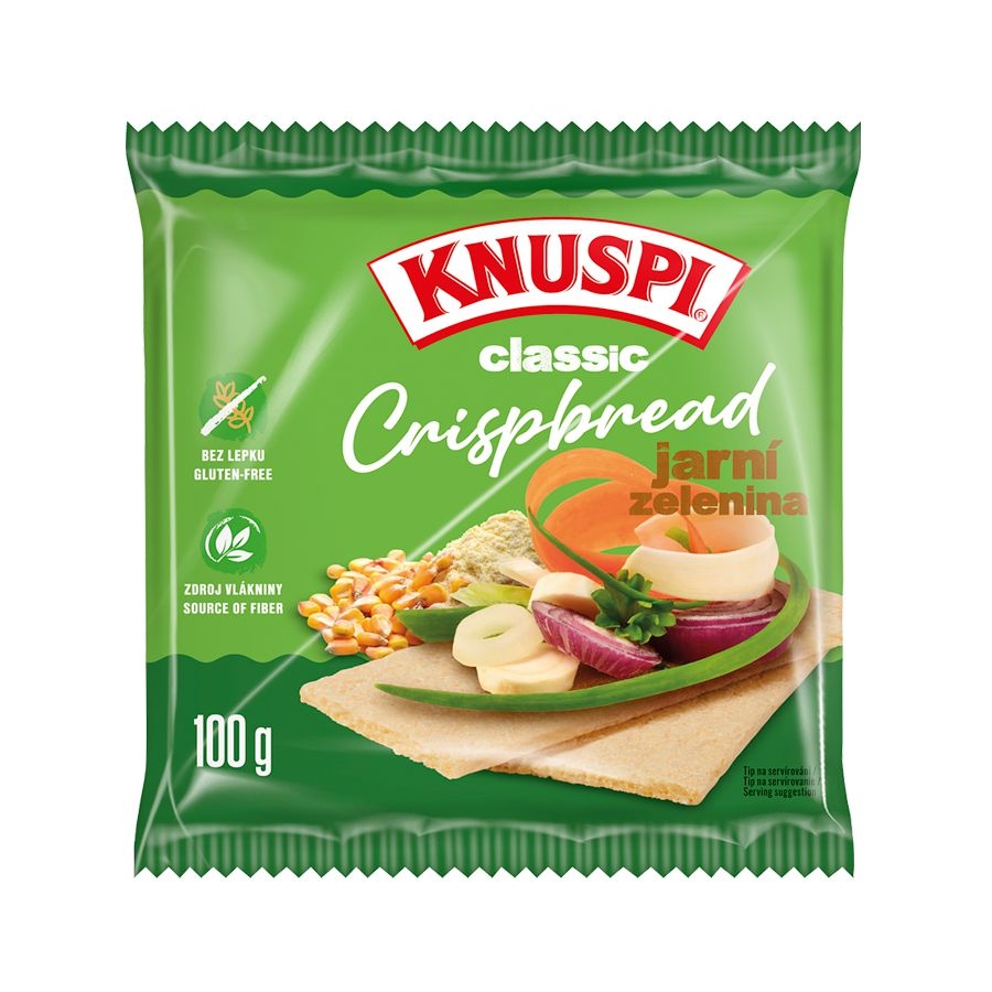 Zdravý svět - Knuspi Crispbread jarní zelenina 100g