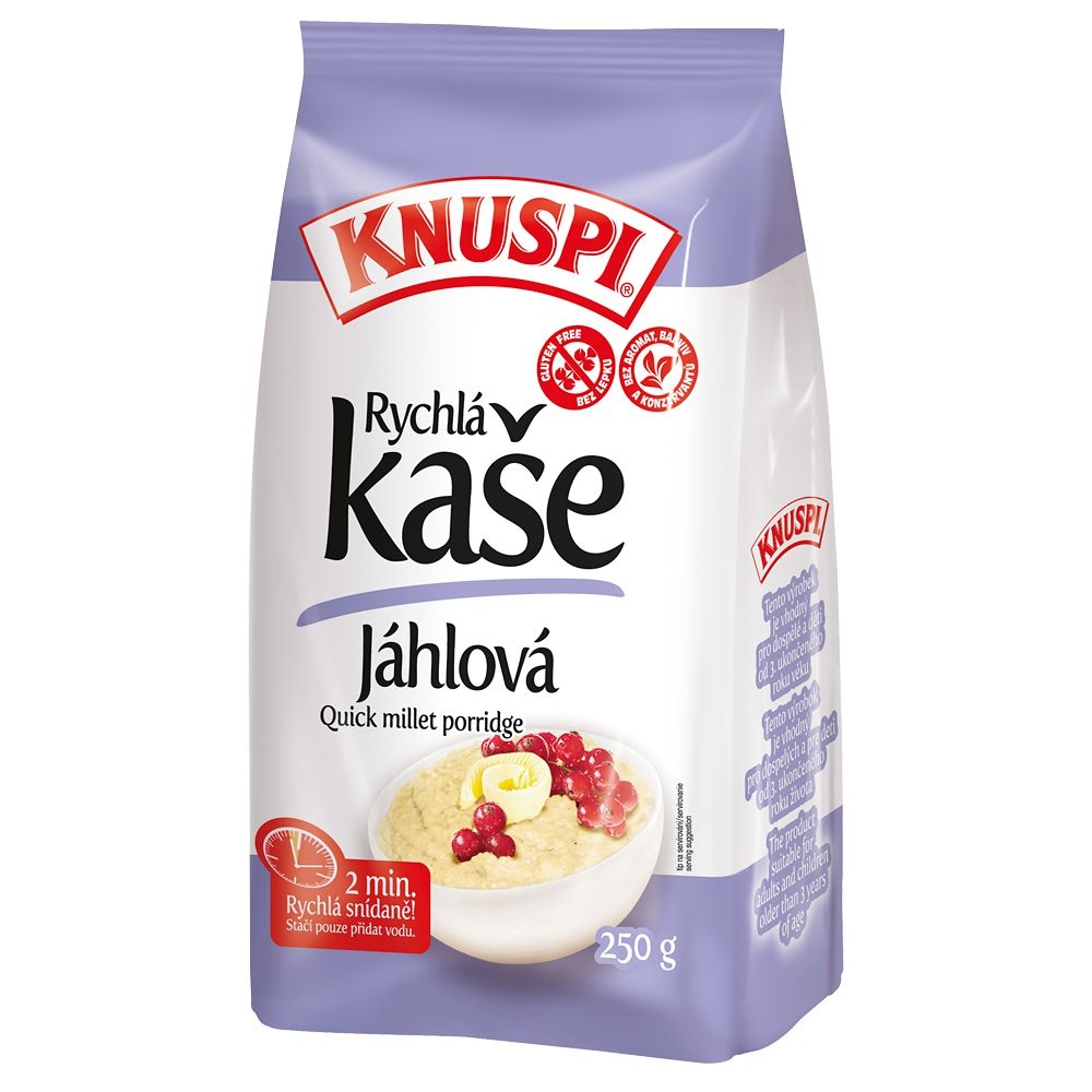 Zdravý svět - Knuspi jáhlová kaše bez lepku 250 g