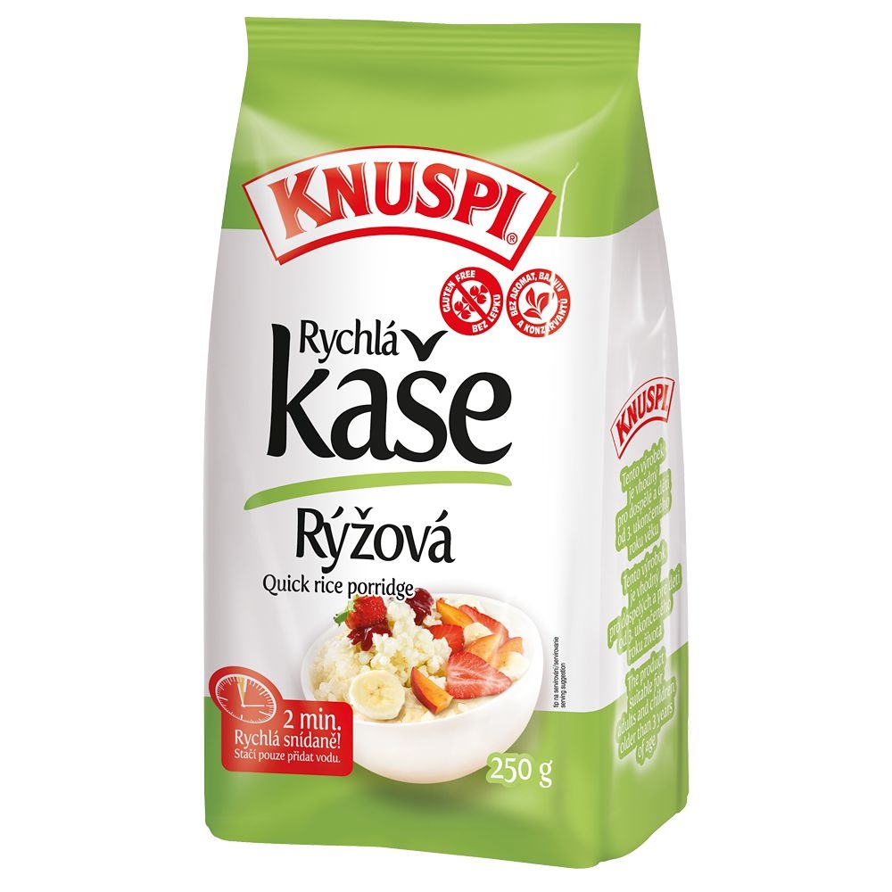 Zdravý svět - Knuspi rýžová kaše bez lepku 250 g