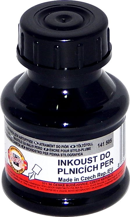 Domácnost a Zahrada - Koh-I-Noor Inkoust plnící černý 50 ml