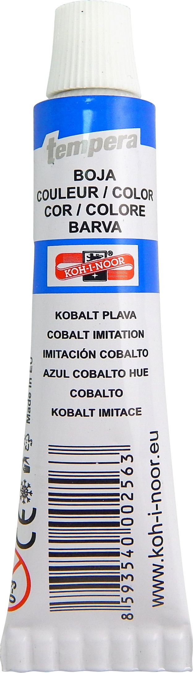 Domácnost a Zahrada - Koh-I-Noor Temperové barvy školní kobalt imitace 16 ml