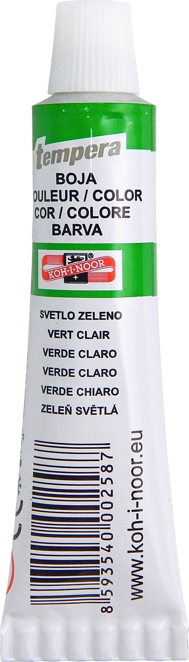 Domácnost a Zahrada - Koh-I-Noor Temperové barvy školní zeleň světlá 16 ml