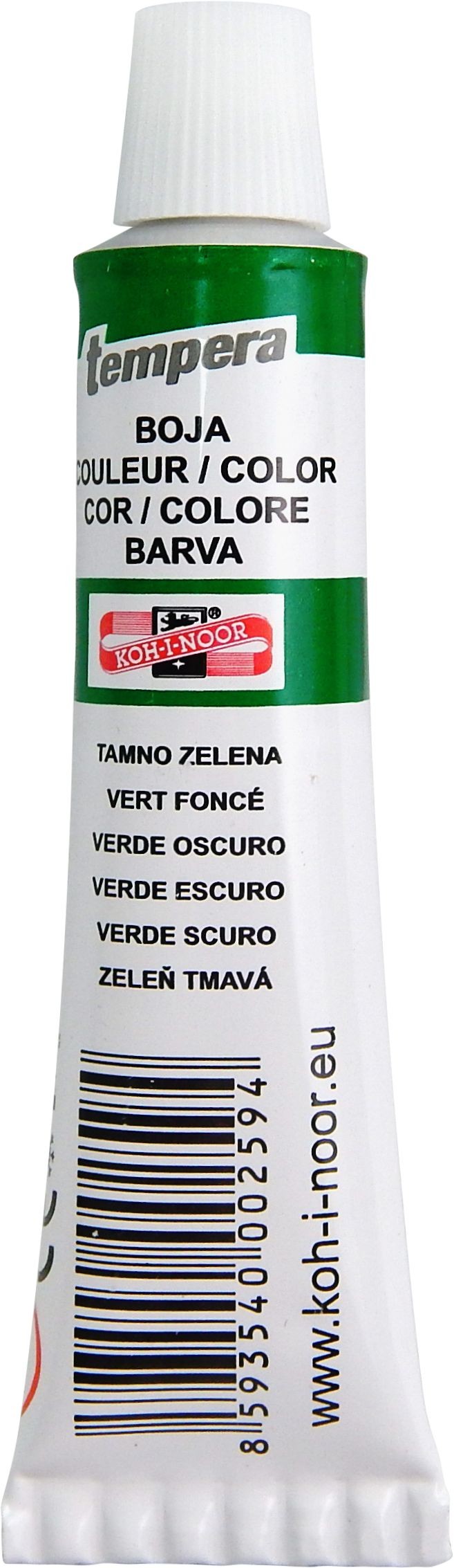 Domácnost a Zahrada - Koh-I-Noor Temperové barvy školní zeleň tmavá 16 ml
