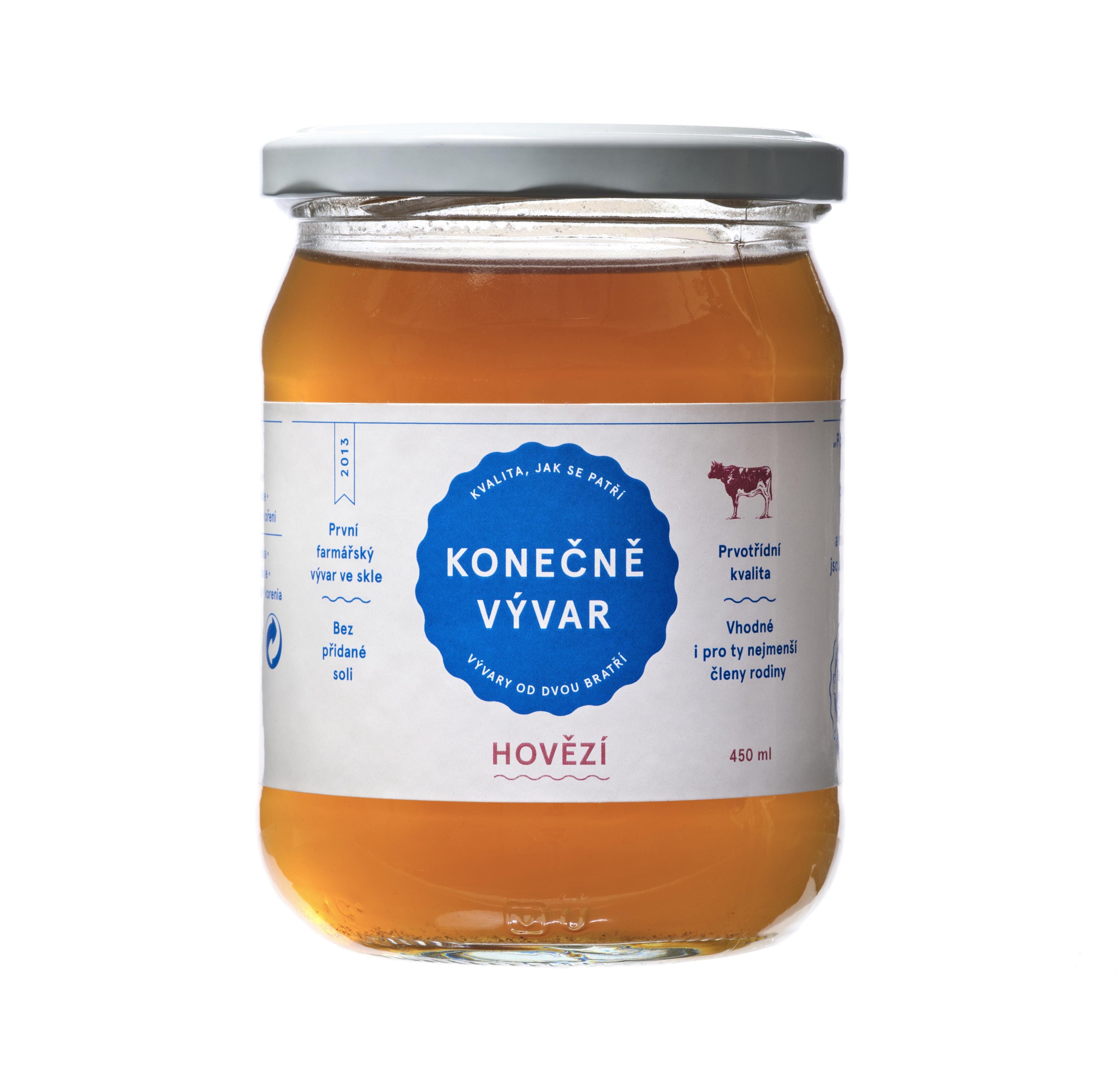 Hotová jídla - Konečně vývar hovězí 450 ml