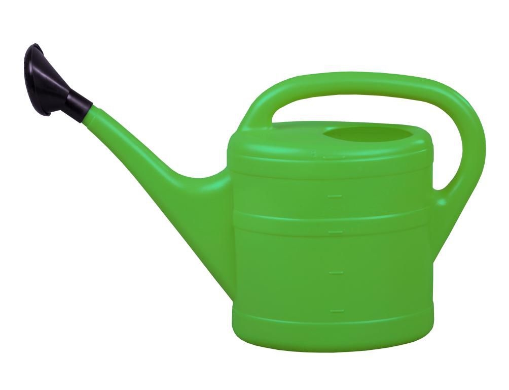 Domácnost a Zahrada - Konev s růžicí plastová zelená 5l