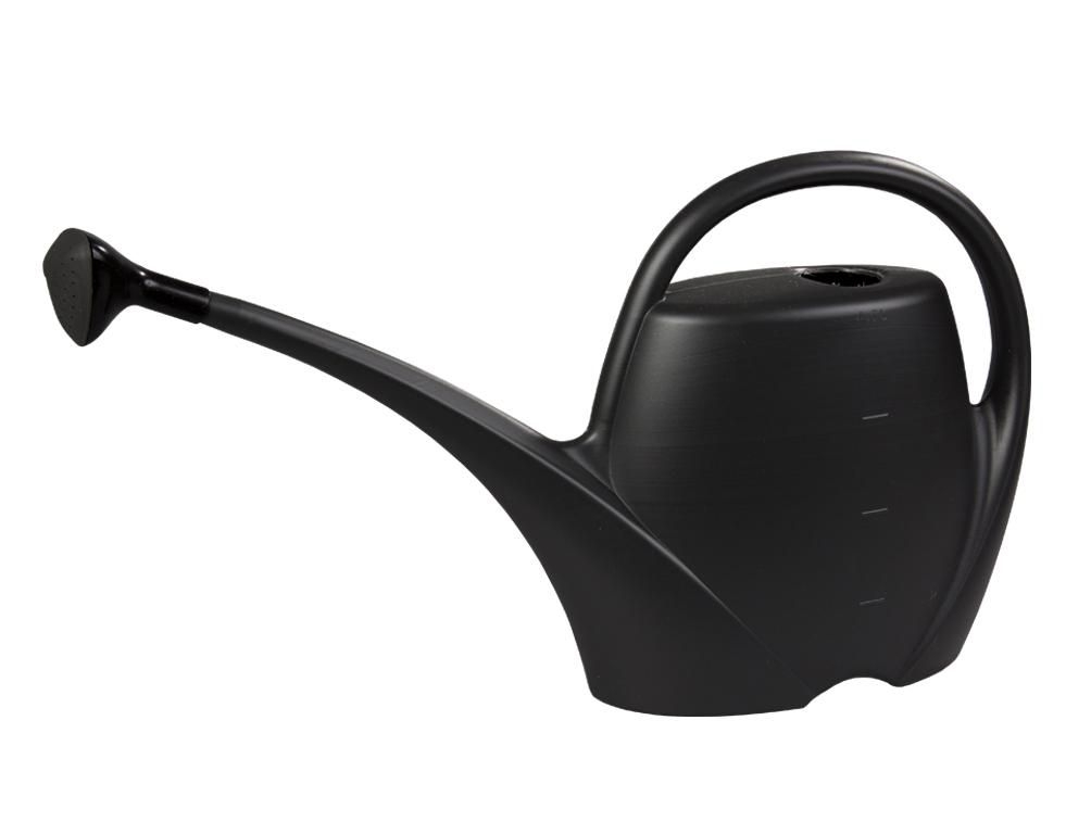 Domácnost a Zahrada - Konev SPRING s růžicí plastová antracitová 4,5l