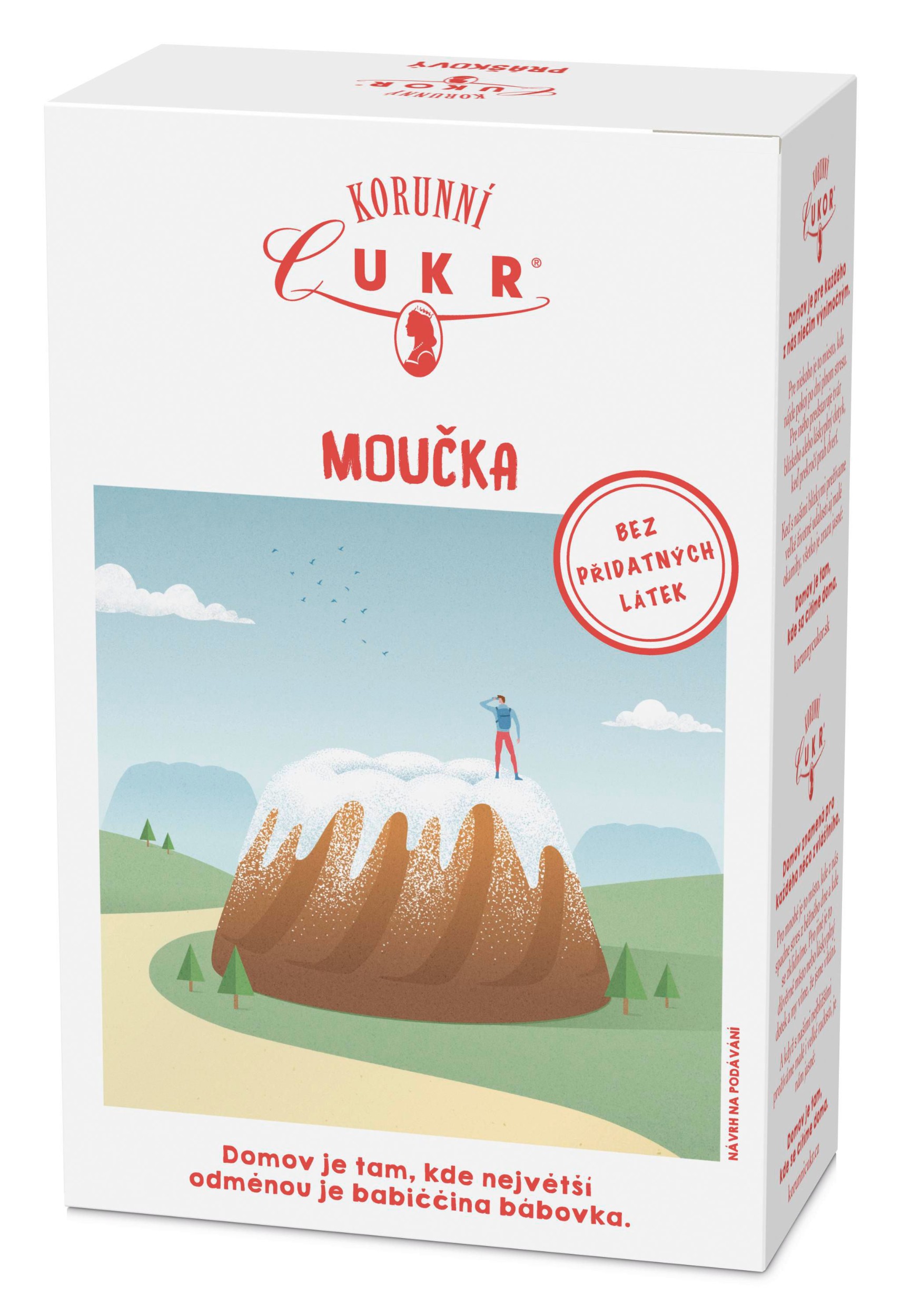 Trvanlivé potraviny - Korunní cukr moučka 500 g
