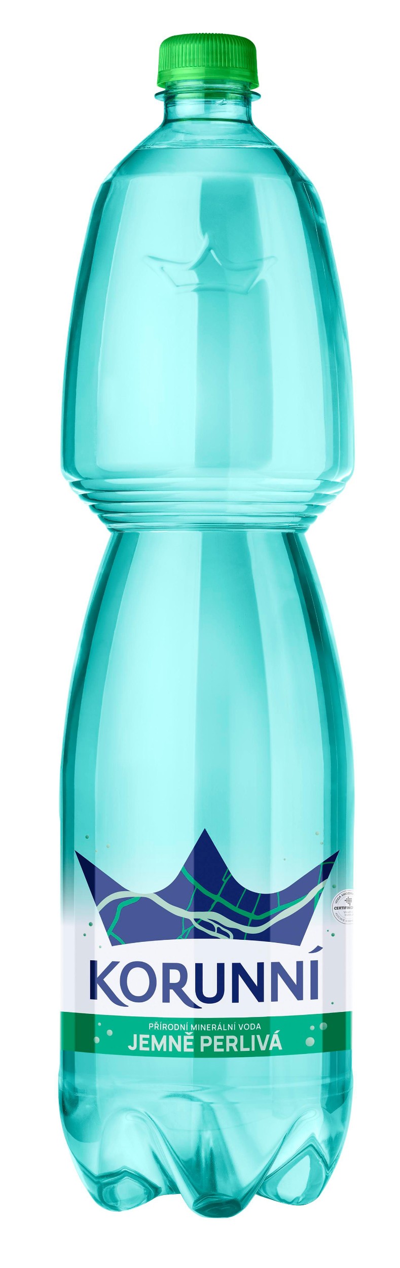 Nápoje - Korunní Přírodní jemně perlivá minerální voda 1,5 l
