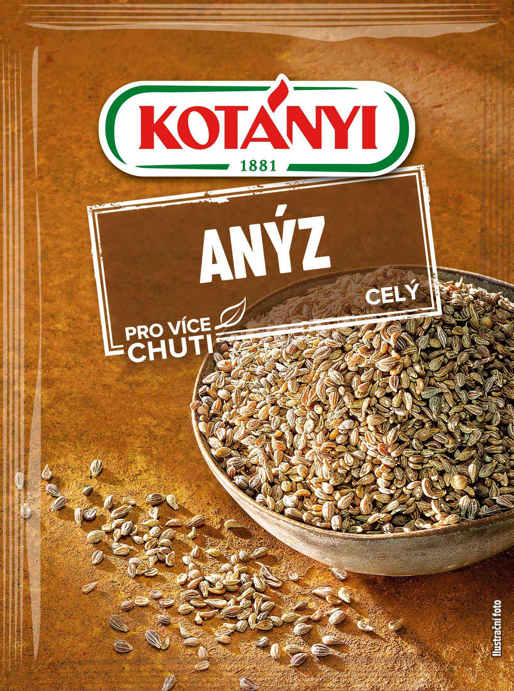 Trvanlivé potraviny - Kotányi Anýz celý 24 g