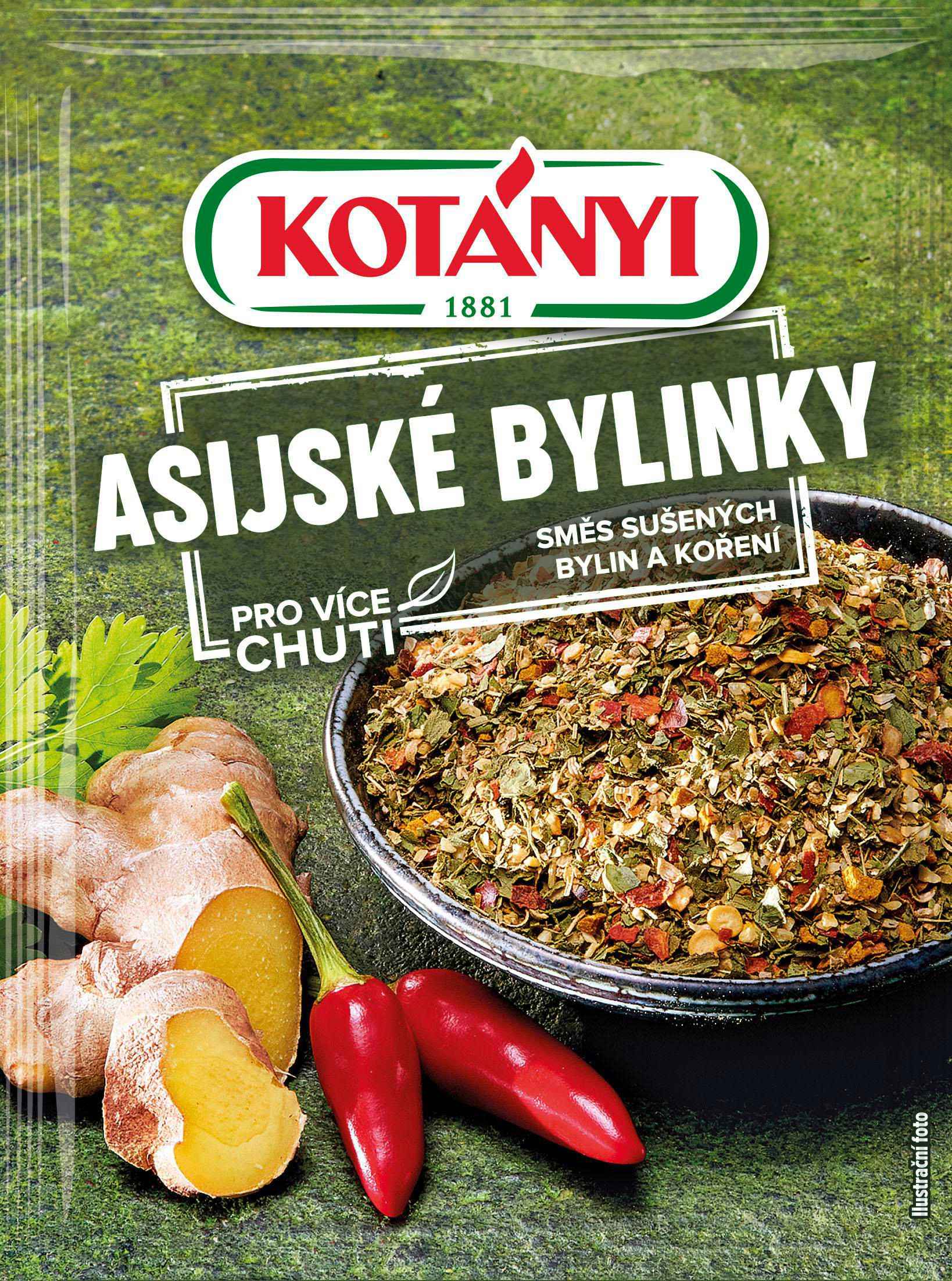 Trvanlivé potraviny - Kotányi Asijské bylinky 15g