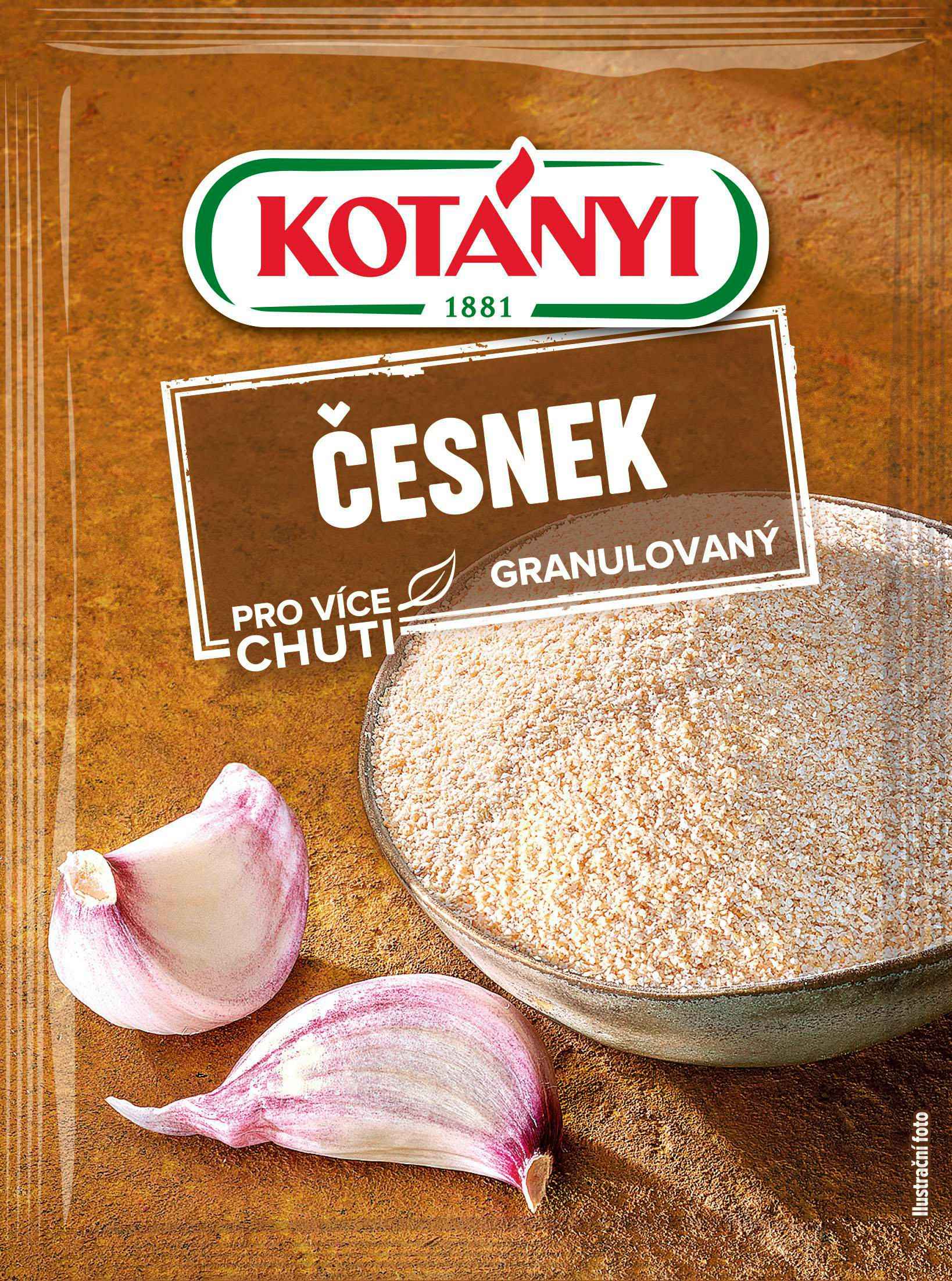 Trvanlivé potraviny - Kotányi Česnek granulovaný 28 g