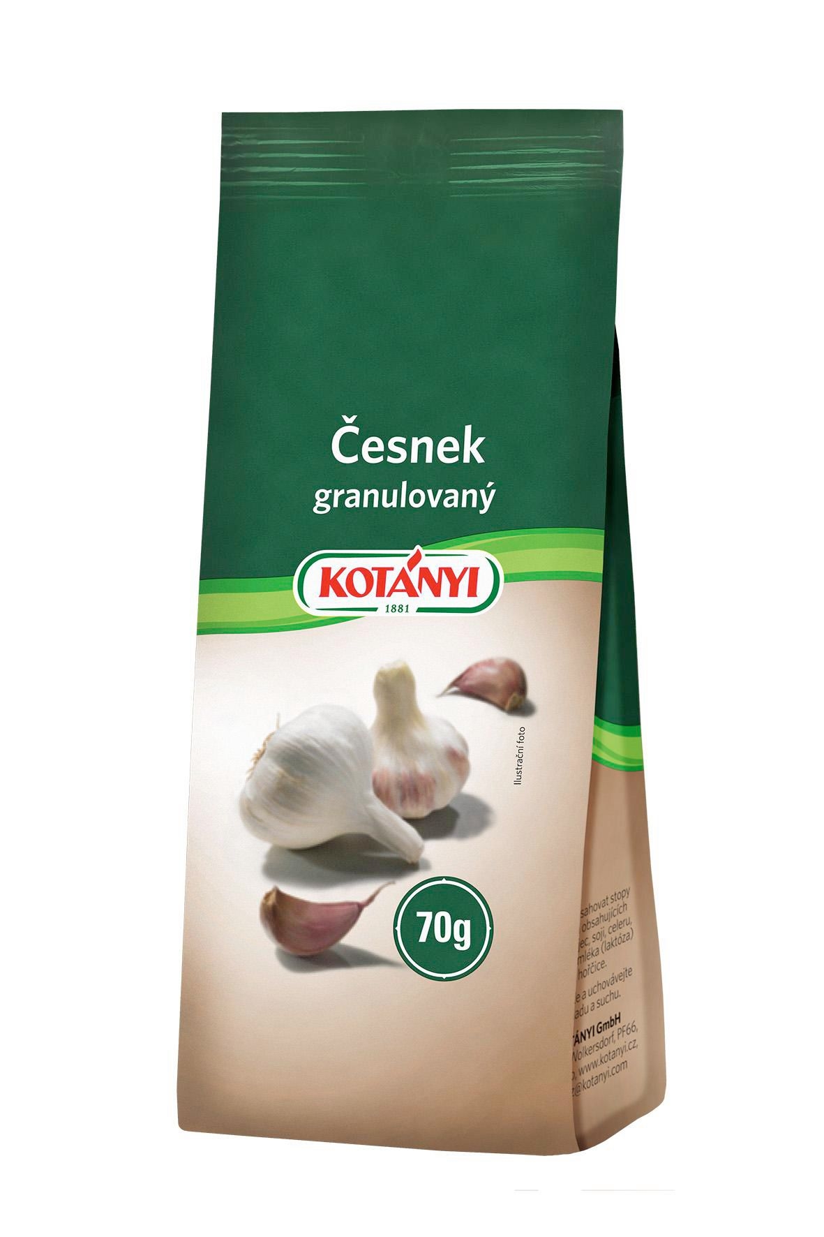 Trvanlivé potraviny - Kotányi Česnek granulovaný 70g