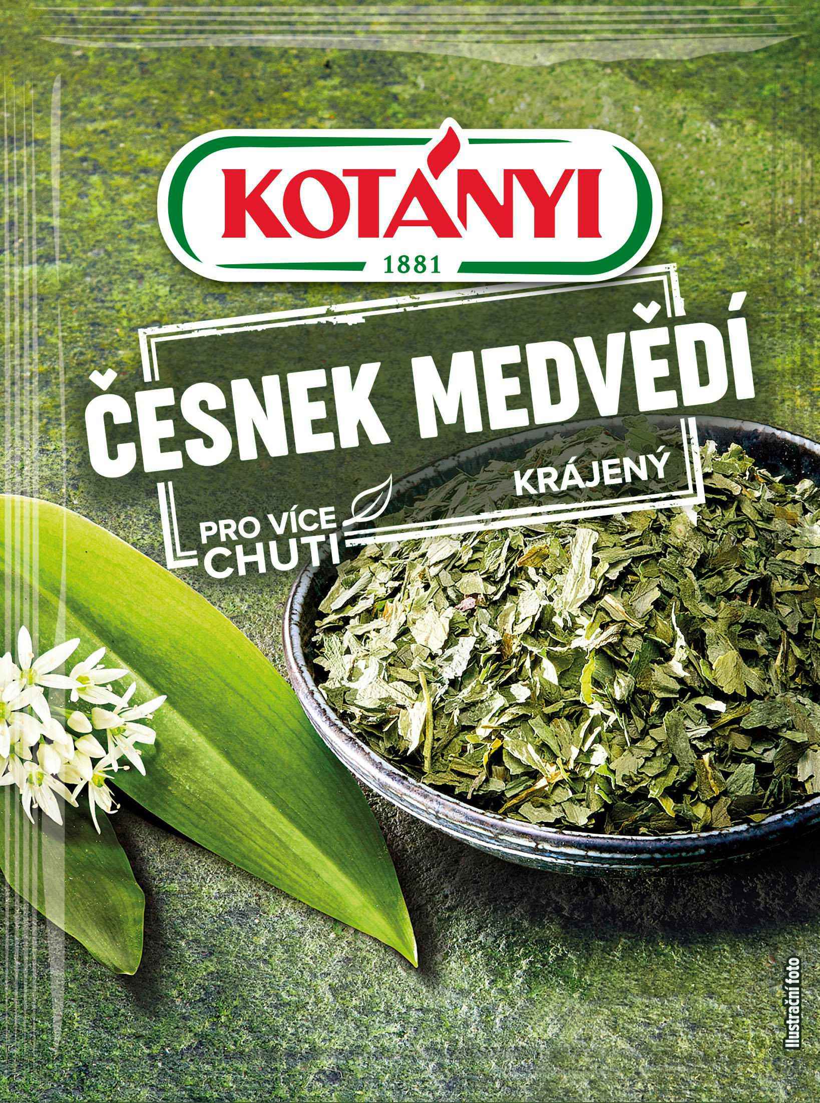 Trvanlivé potraviny - Kotányi Česnek medvědí krájený 4 g