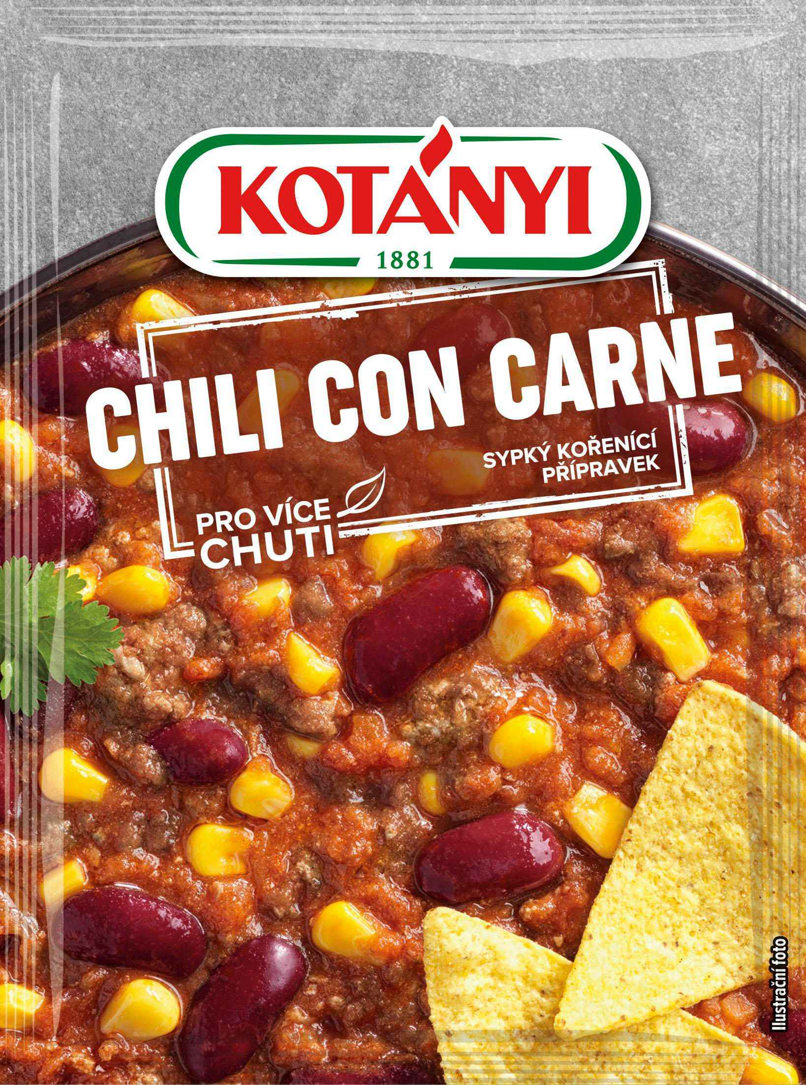 Trvanlivé potraviny - Kotányi Chili con Carne 25 g