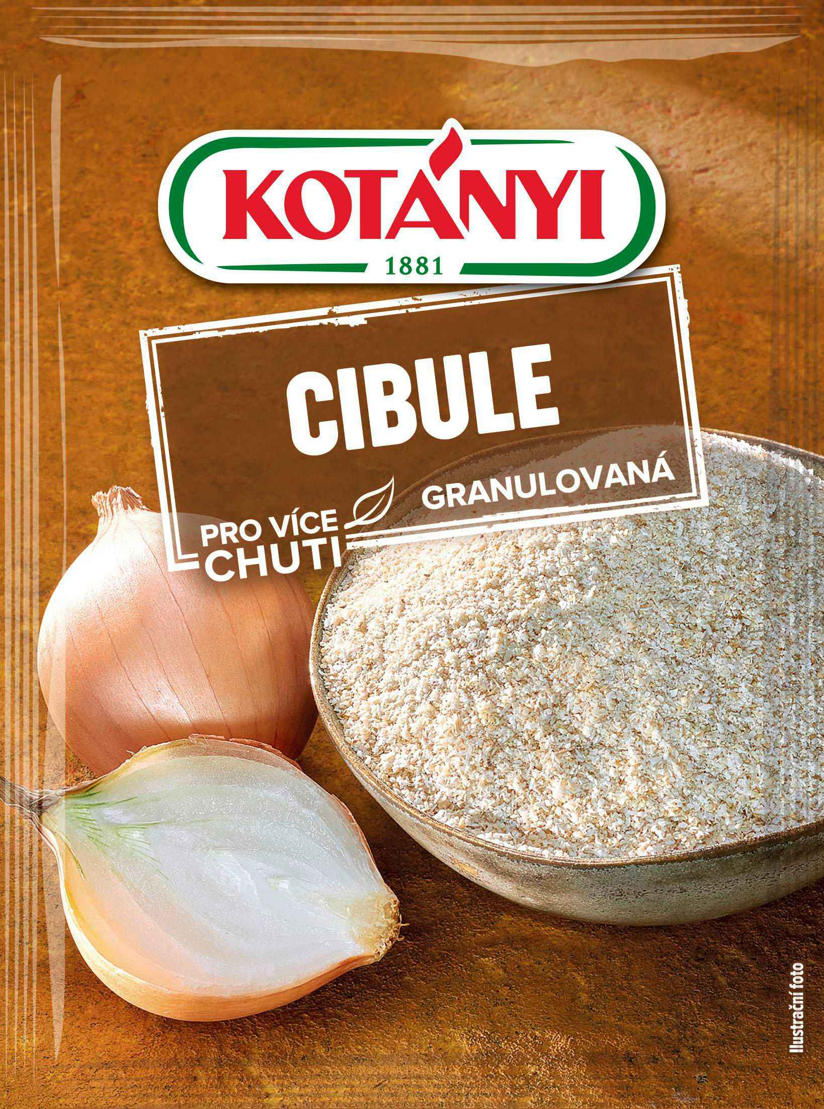 Trvanlivé potraviny - Kotányi Cibule granulovaná 22 g