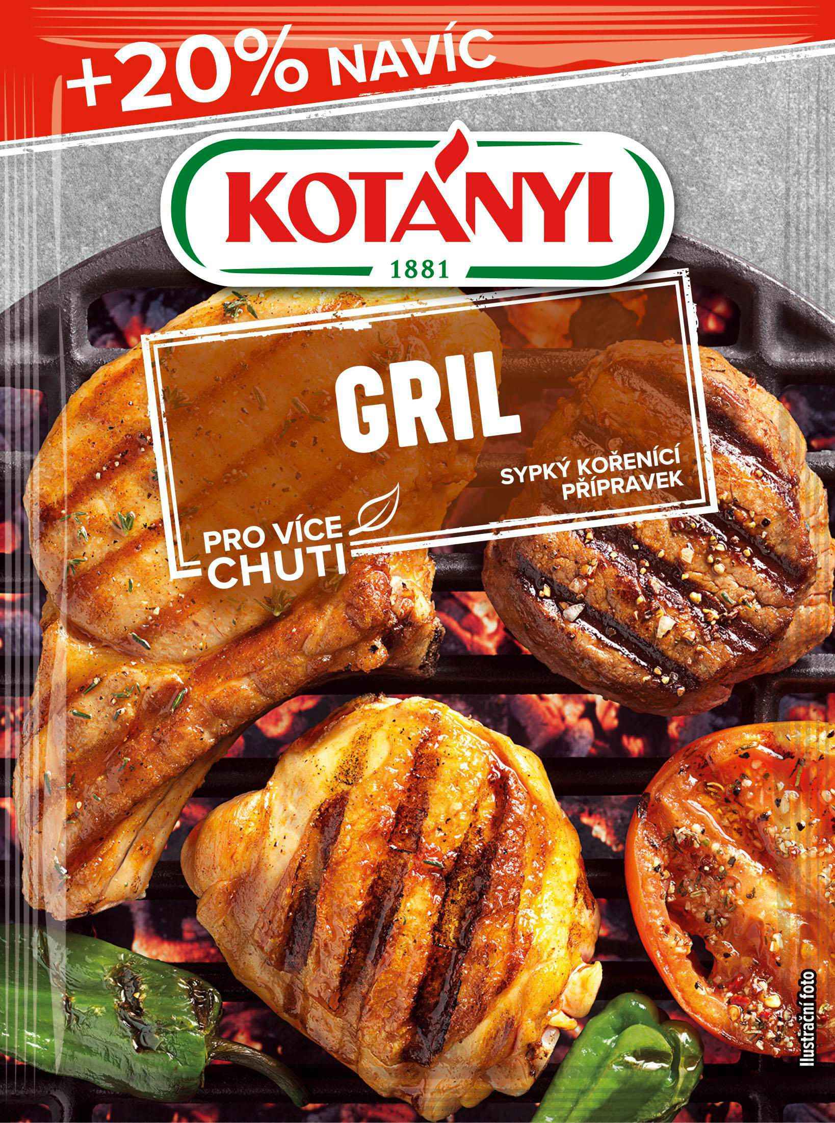 Trvanlivé potraviny - Kotányi Gril 30 g