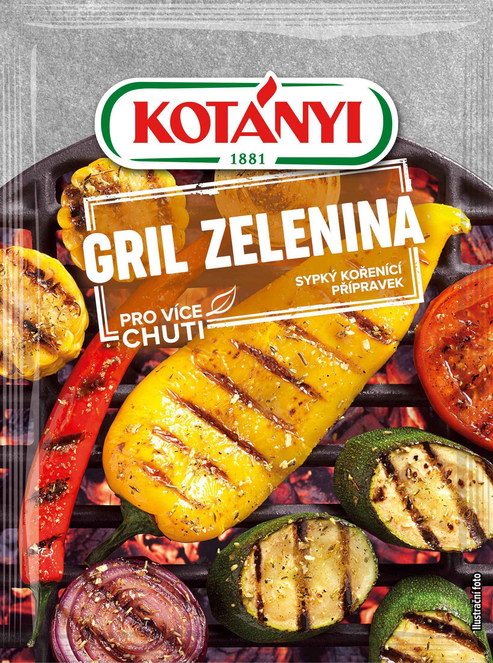 Trvanlivé potraviny - Kotányi Gril zelenina 35 g