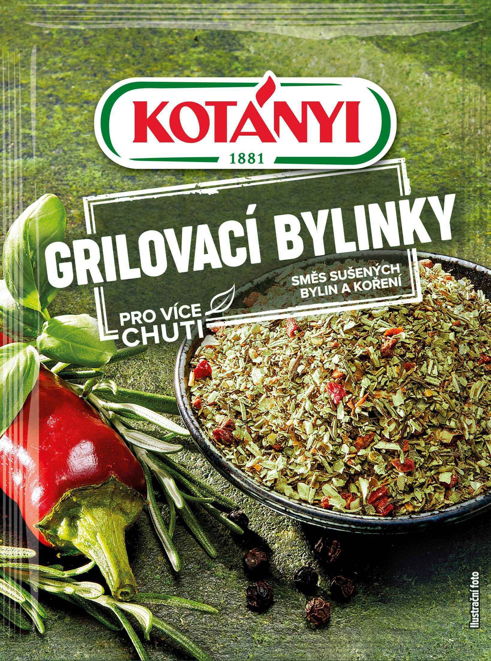 Trvanlivé potraviny - Kotányi Grilovací bylinky 15 g