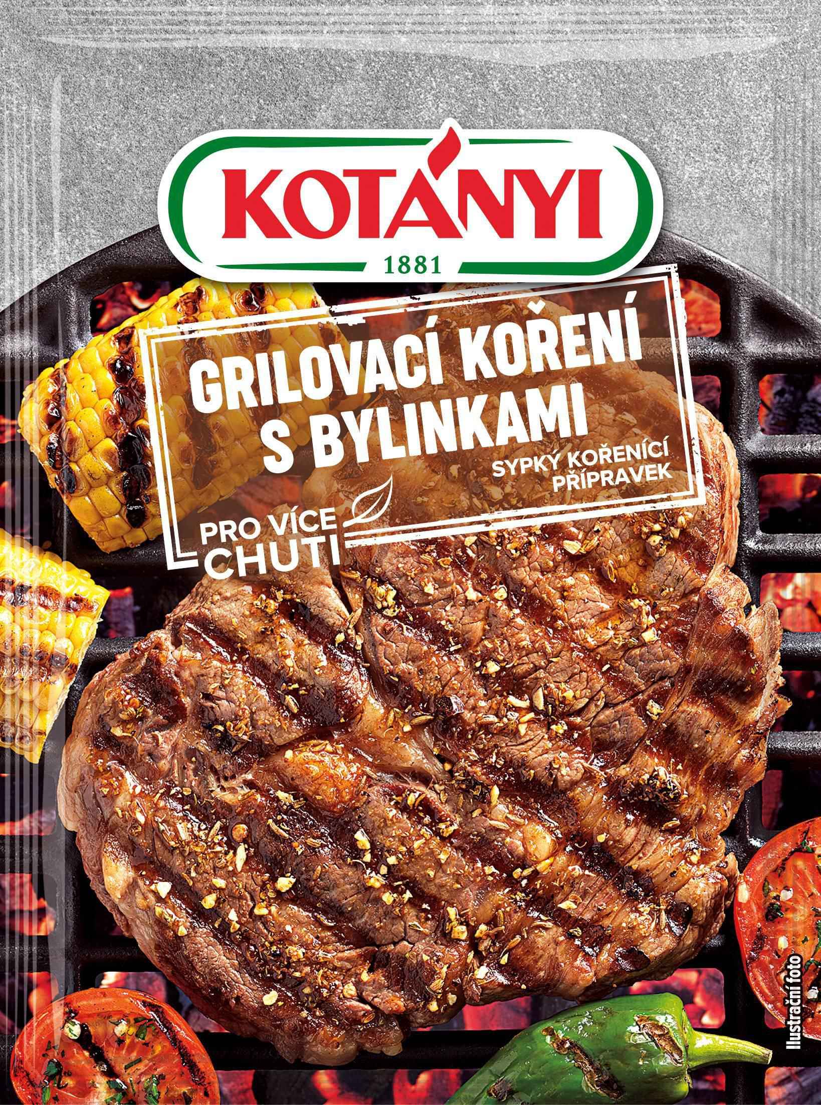 Trvanlivé potraviny - Kotányi Grilovací koření s bylinkami 30 g