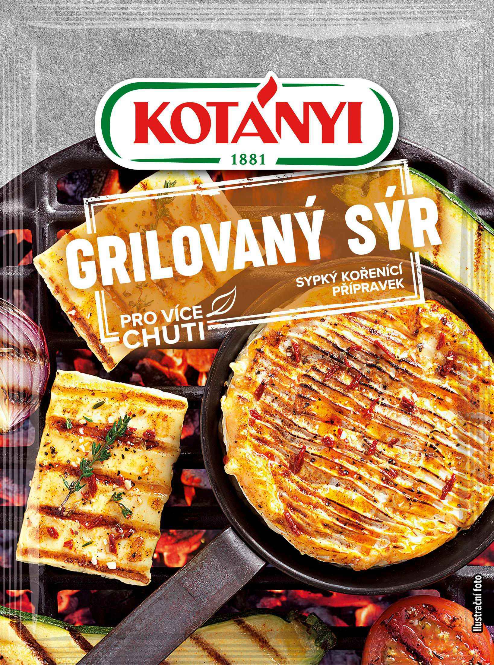 Trvanlivé potraviny - Kotányi Grilovaný sýr 20g