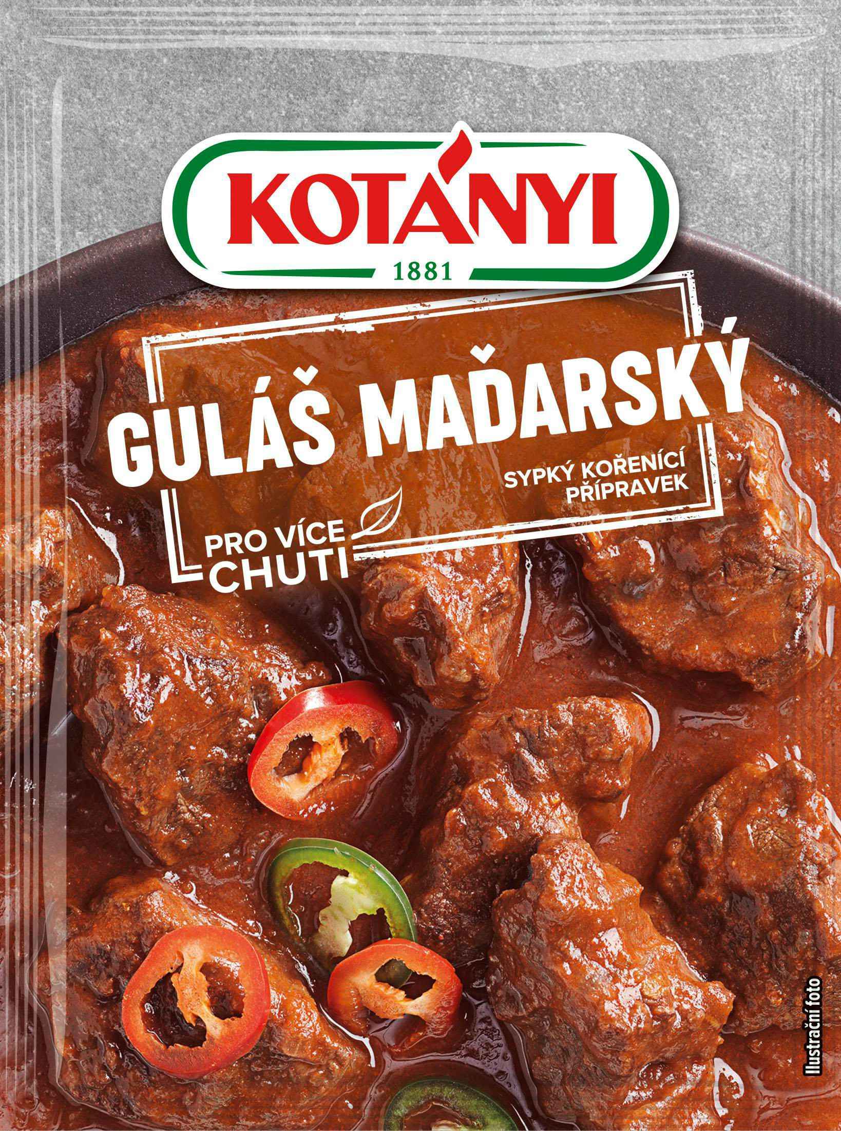 Trvanlivé potraviny - Kotányi Guláš maďarský 25 g