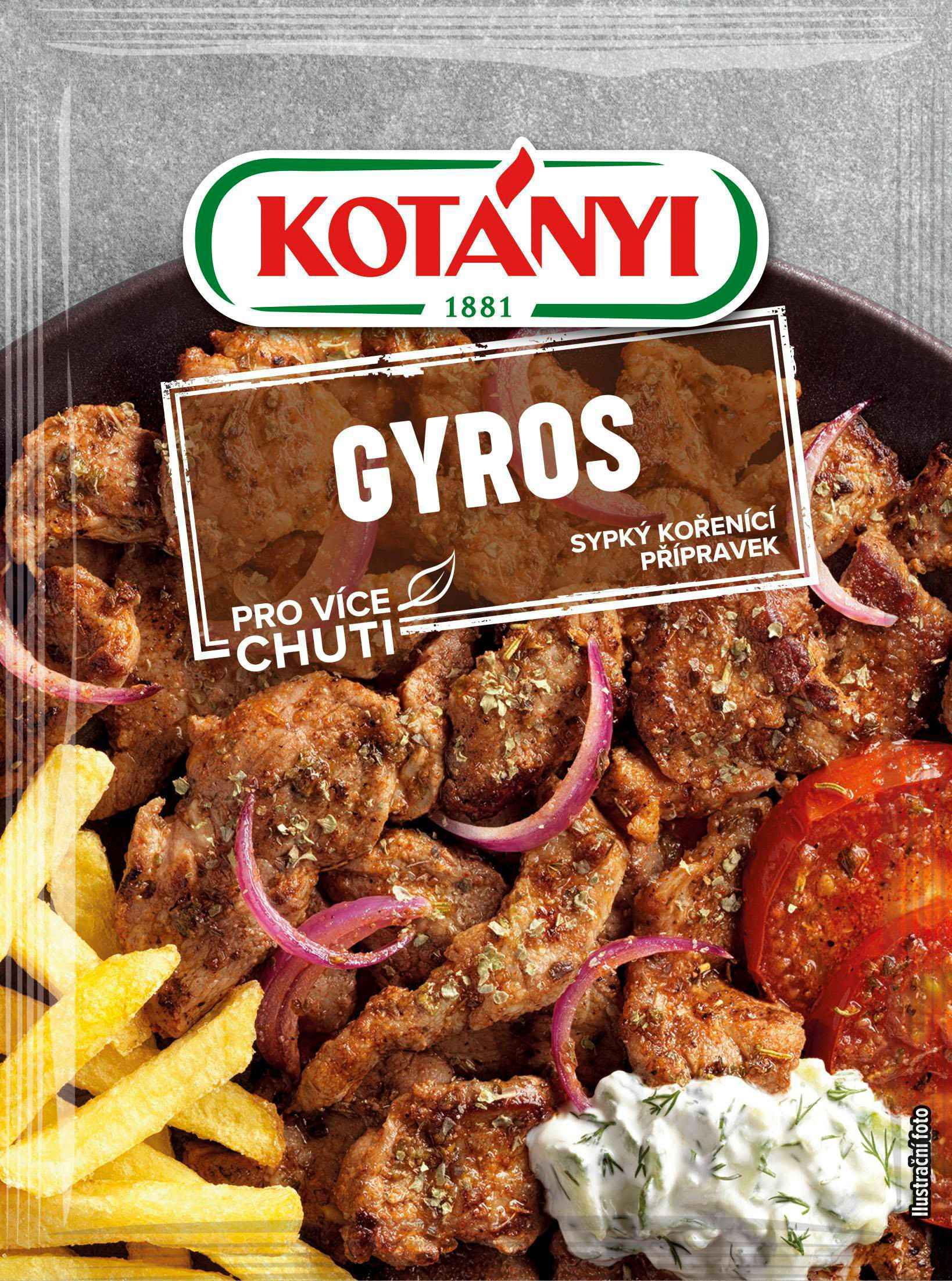 Trvanlivé potraviny - Kotányi Gyros 35 g