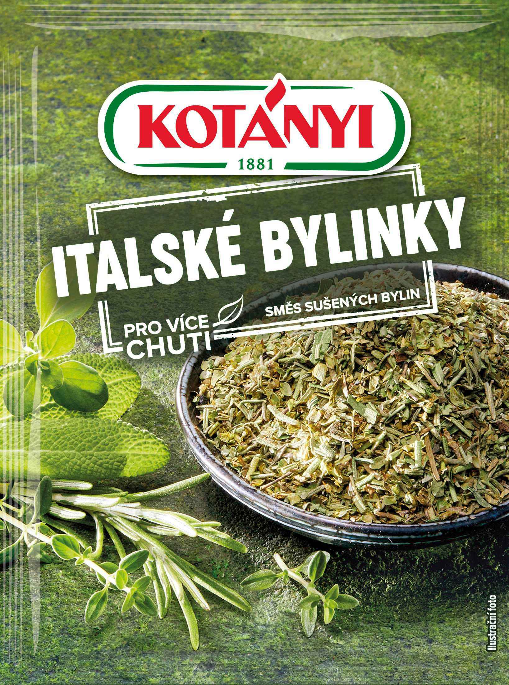 Trvanlivé potraviny - Kotányi Italské bylinky 14 g
