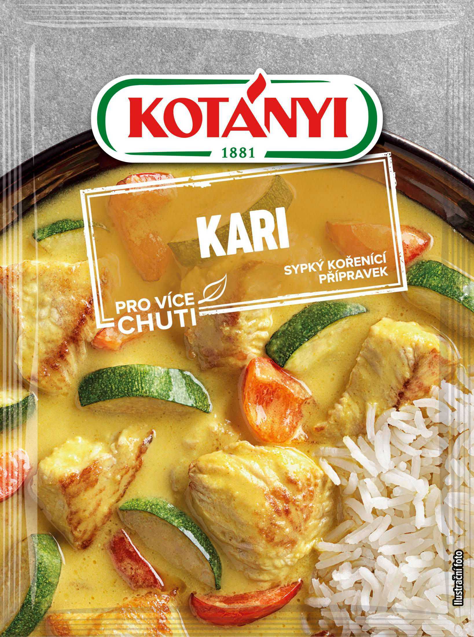 Trvanlivé potraviny - Kotányi kari 27 g