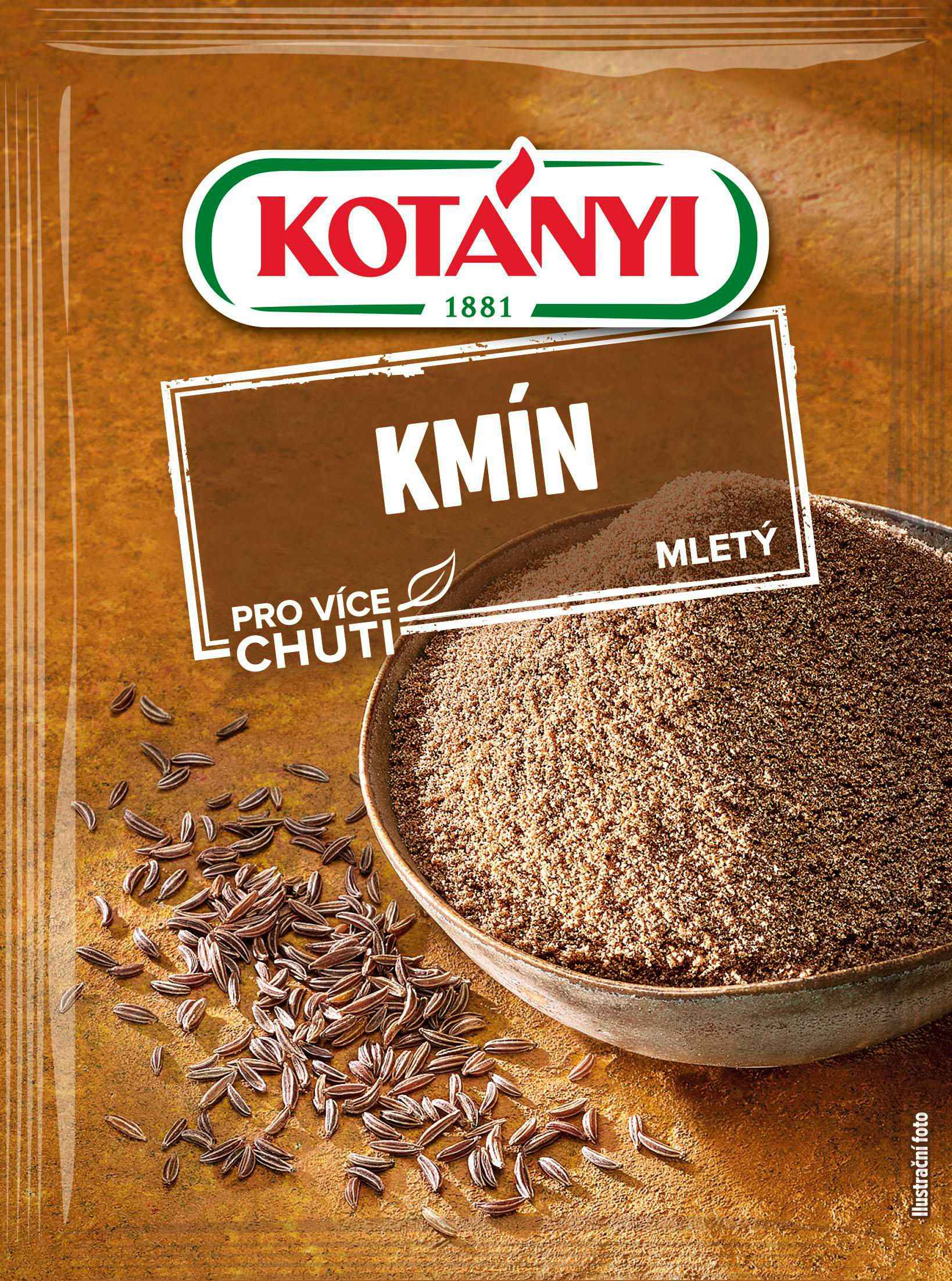 Trvanlivé potraviny - Kotányi Kmín mletý 28 g