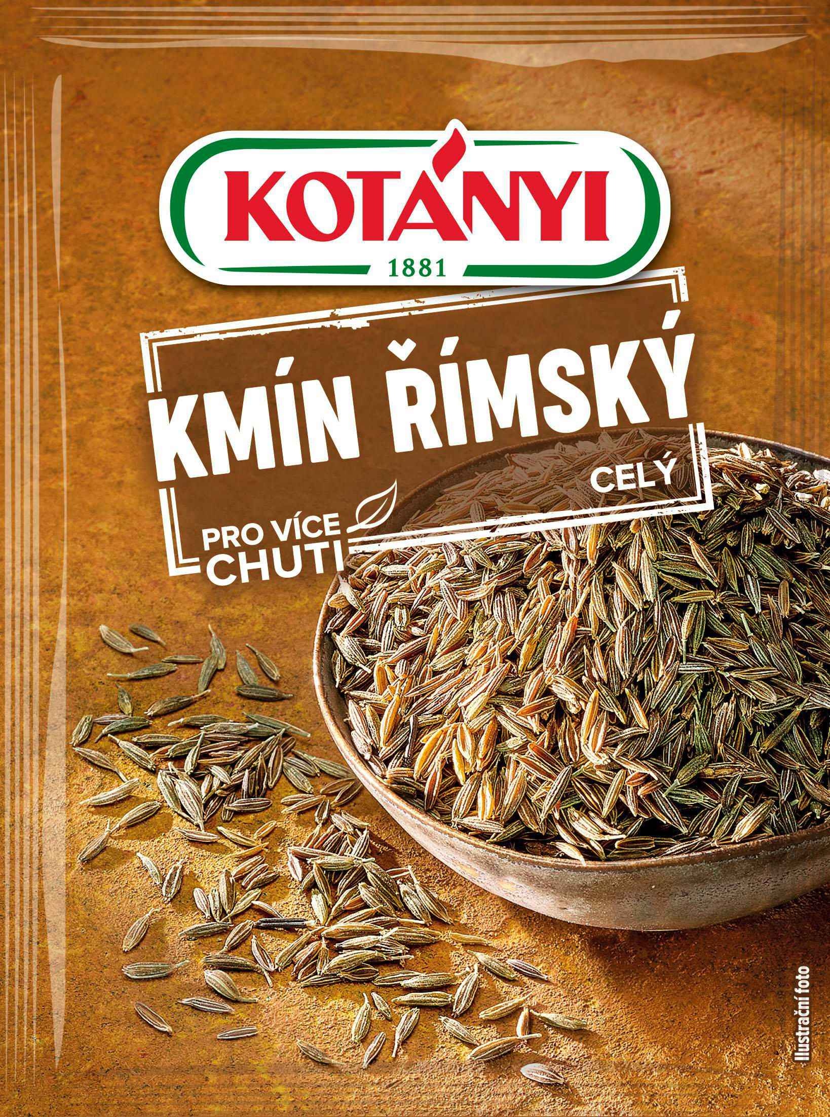 Trvanlivé potraviny - Kotányi Kmín římský celý 25 g