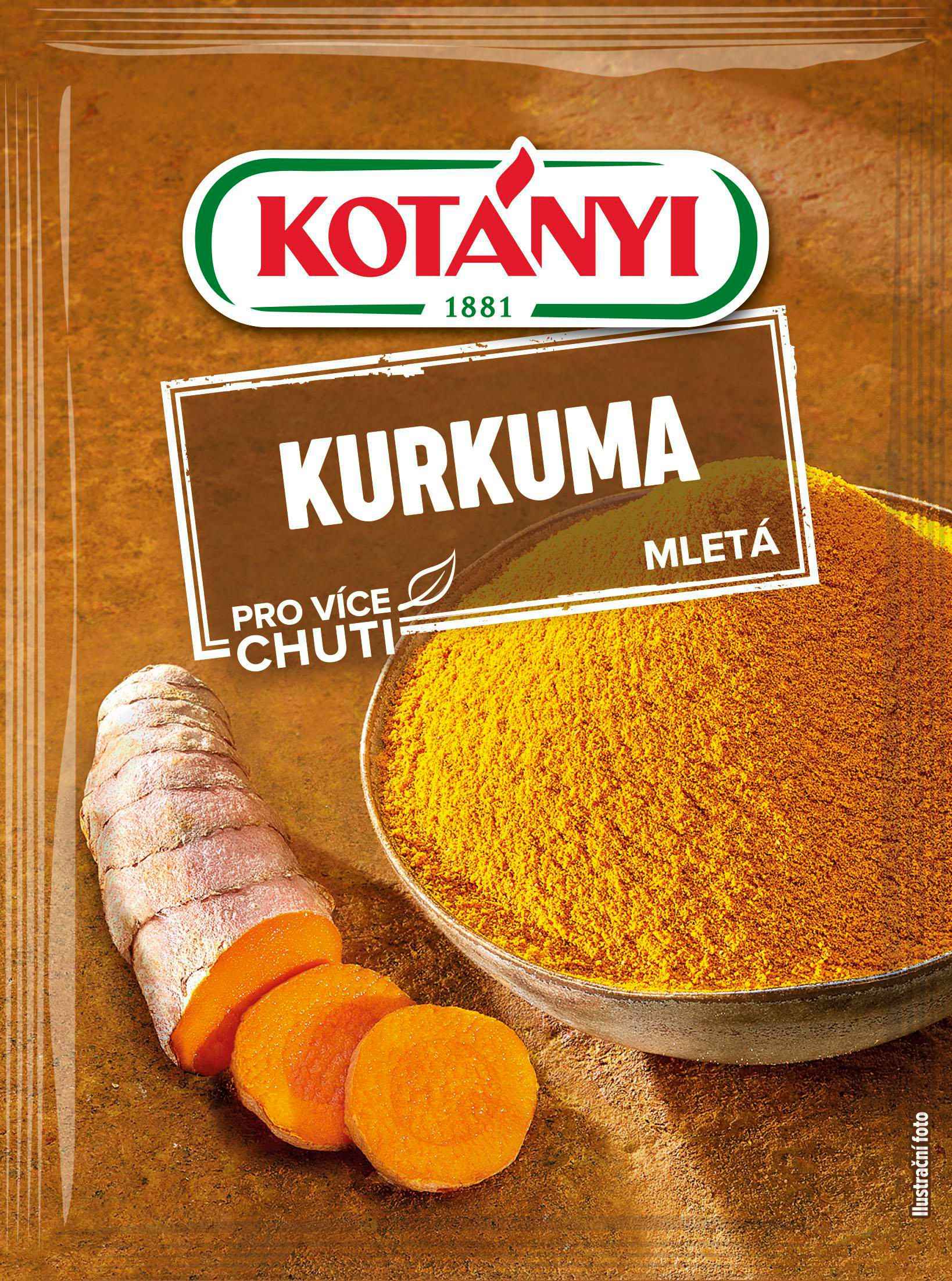 Trvanlivé potraviny - Kotányi Kurkuma mletá 35 g