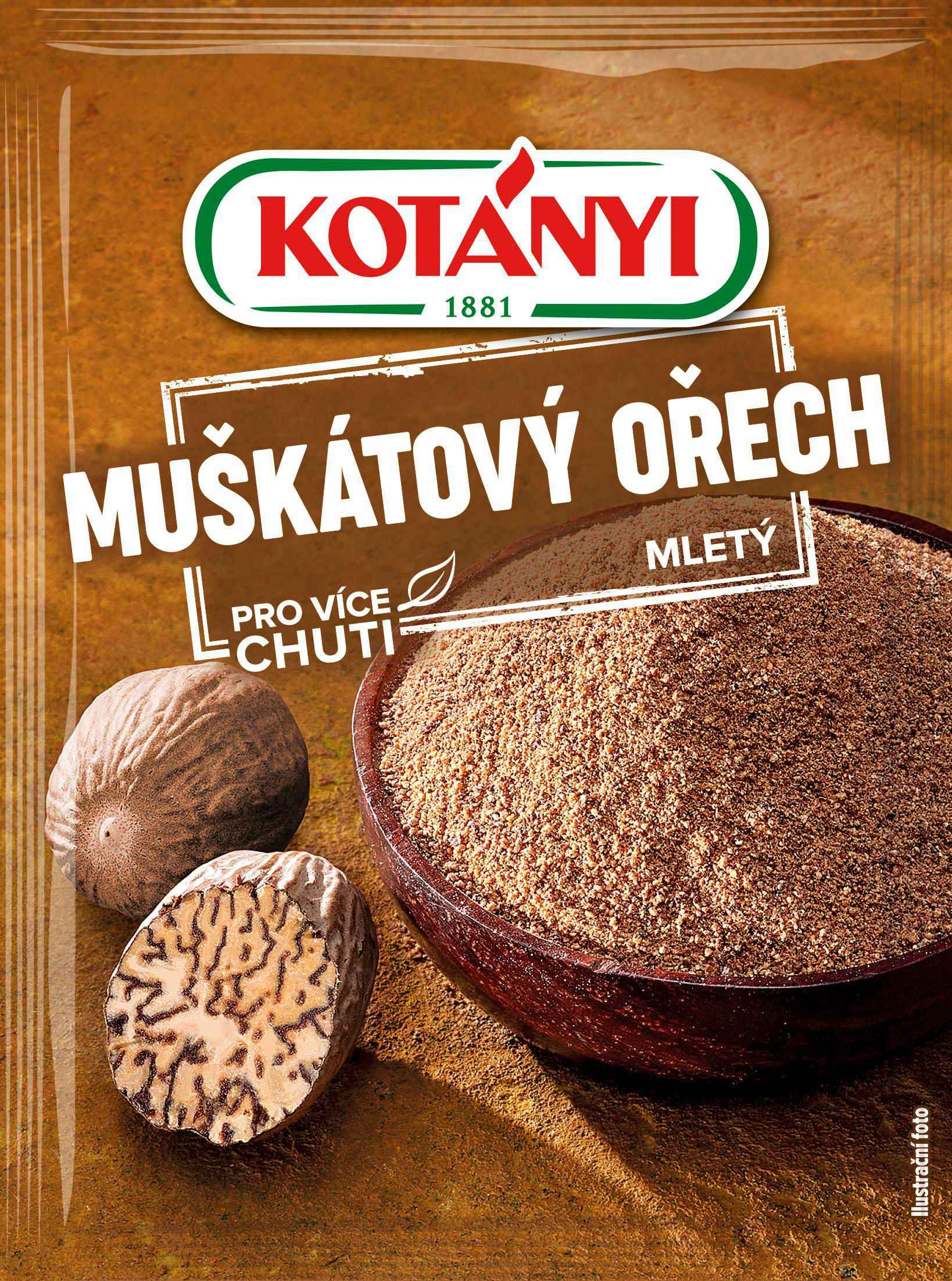 Trvanlivé potraviny - Kotányi Muškátový ořech mletý 18 g