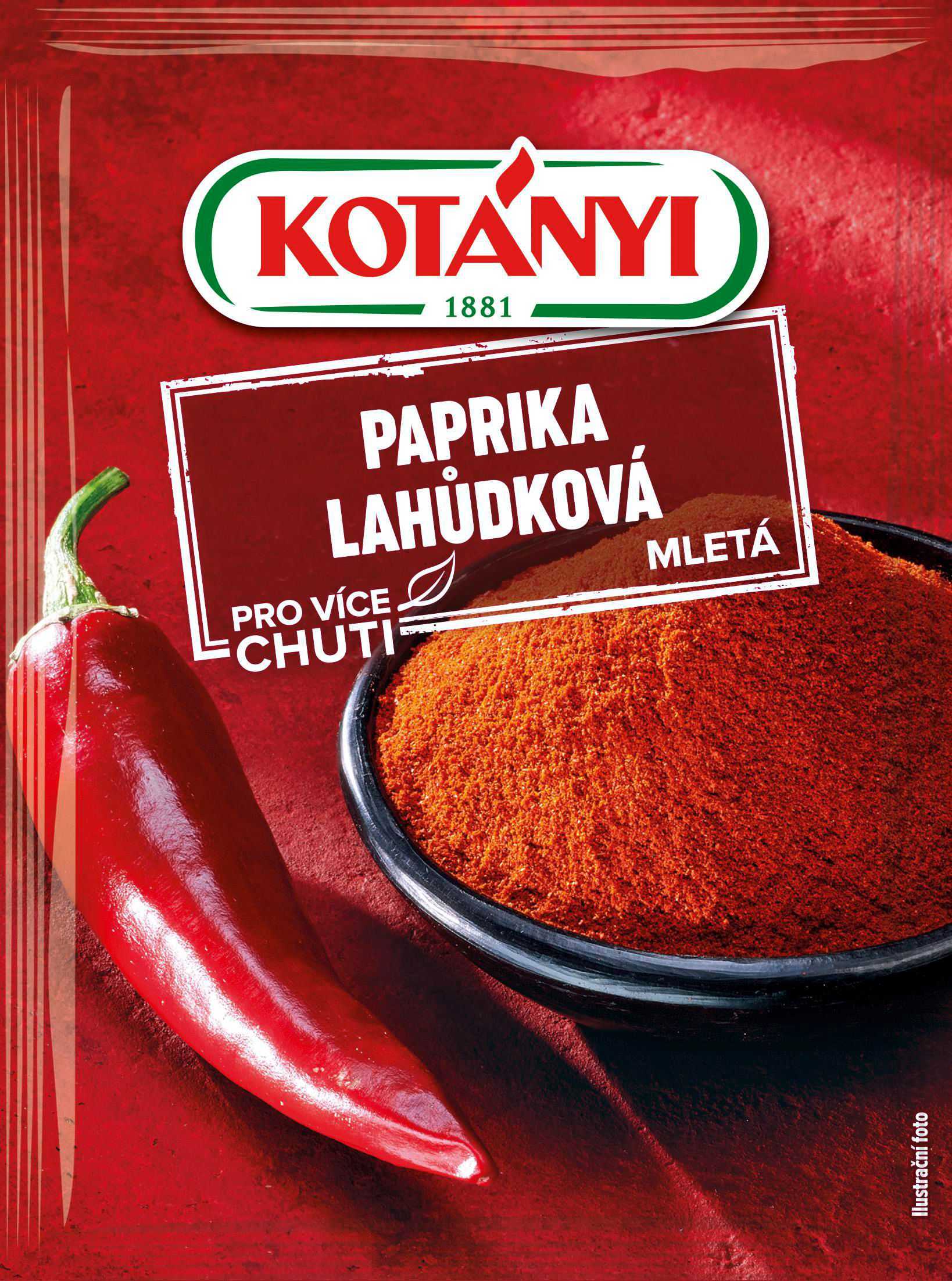 Trvanlivé potraviny - Kotányi Paprika lahůdková mletá 25 g