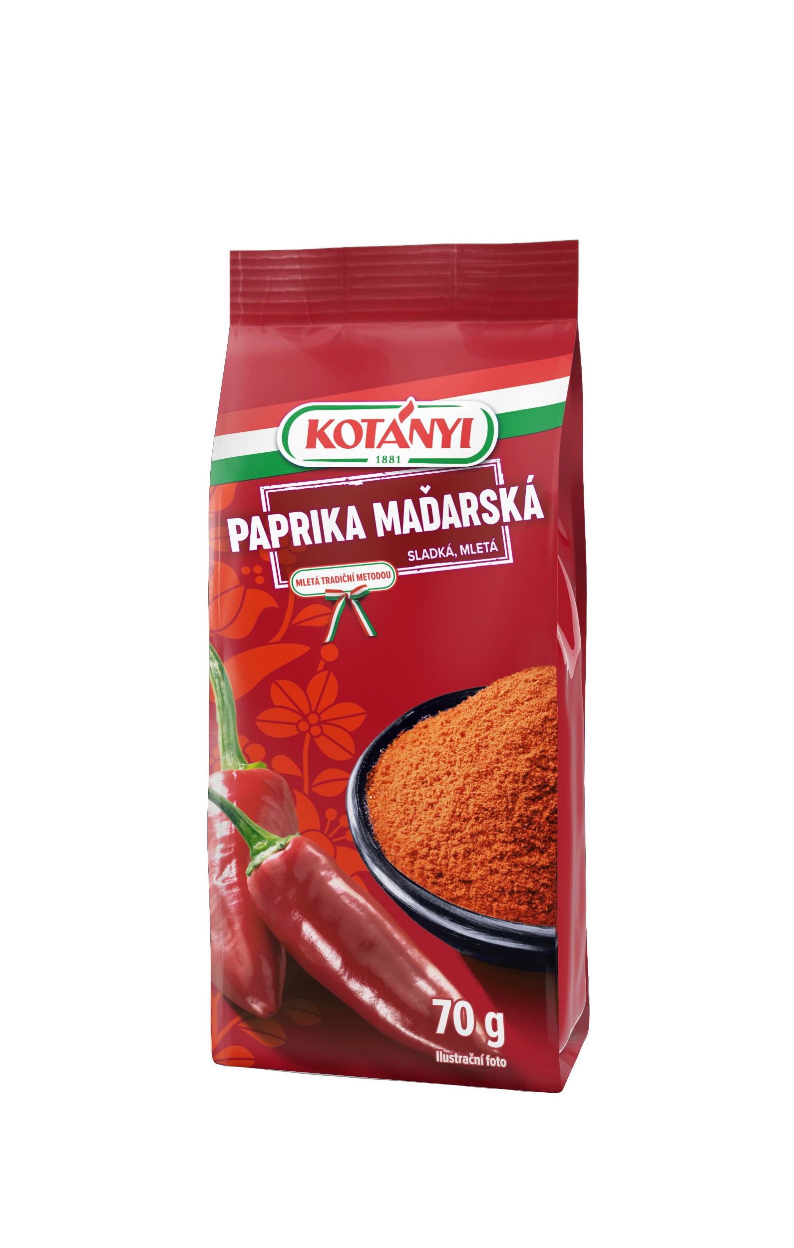 Trvanlivé potraviny - Kotányi Paprika maďarská 70g