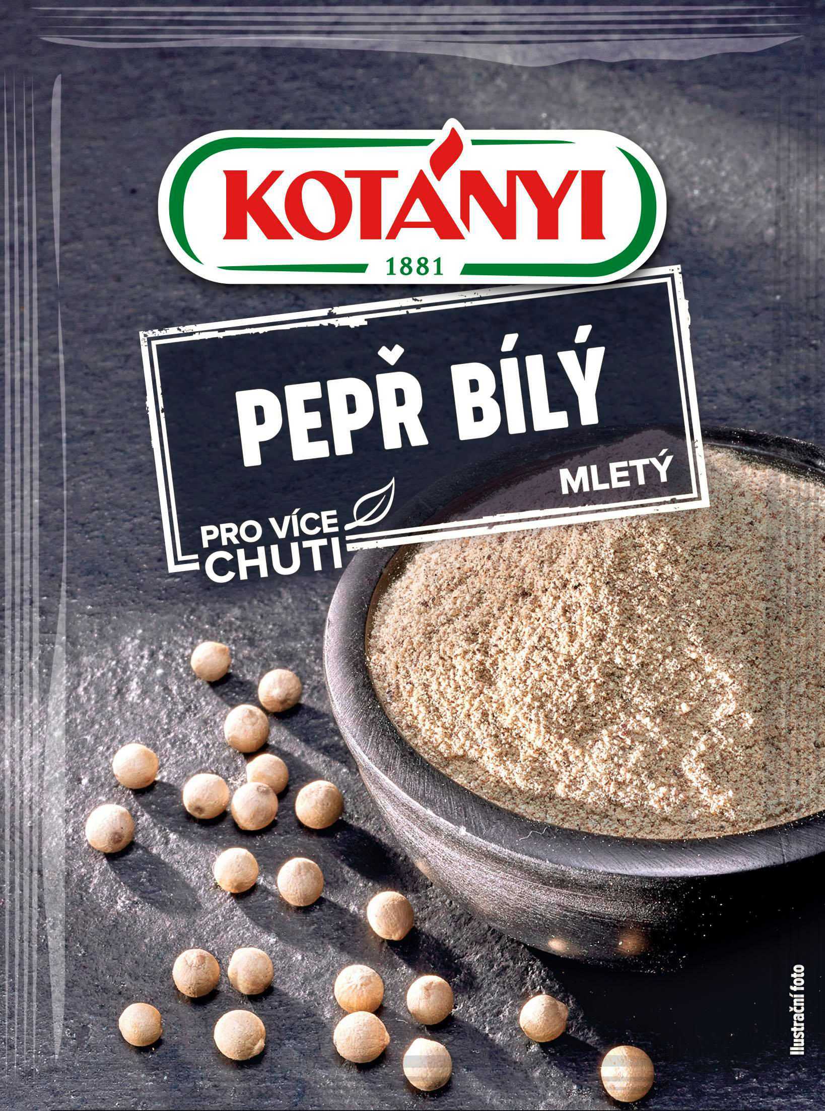 Trvanlivé potraviny - Kotányi Pepř bílý mletý 20 g