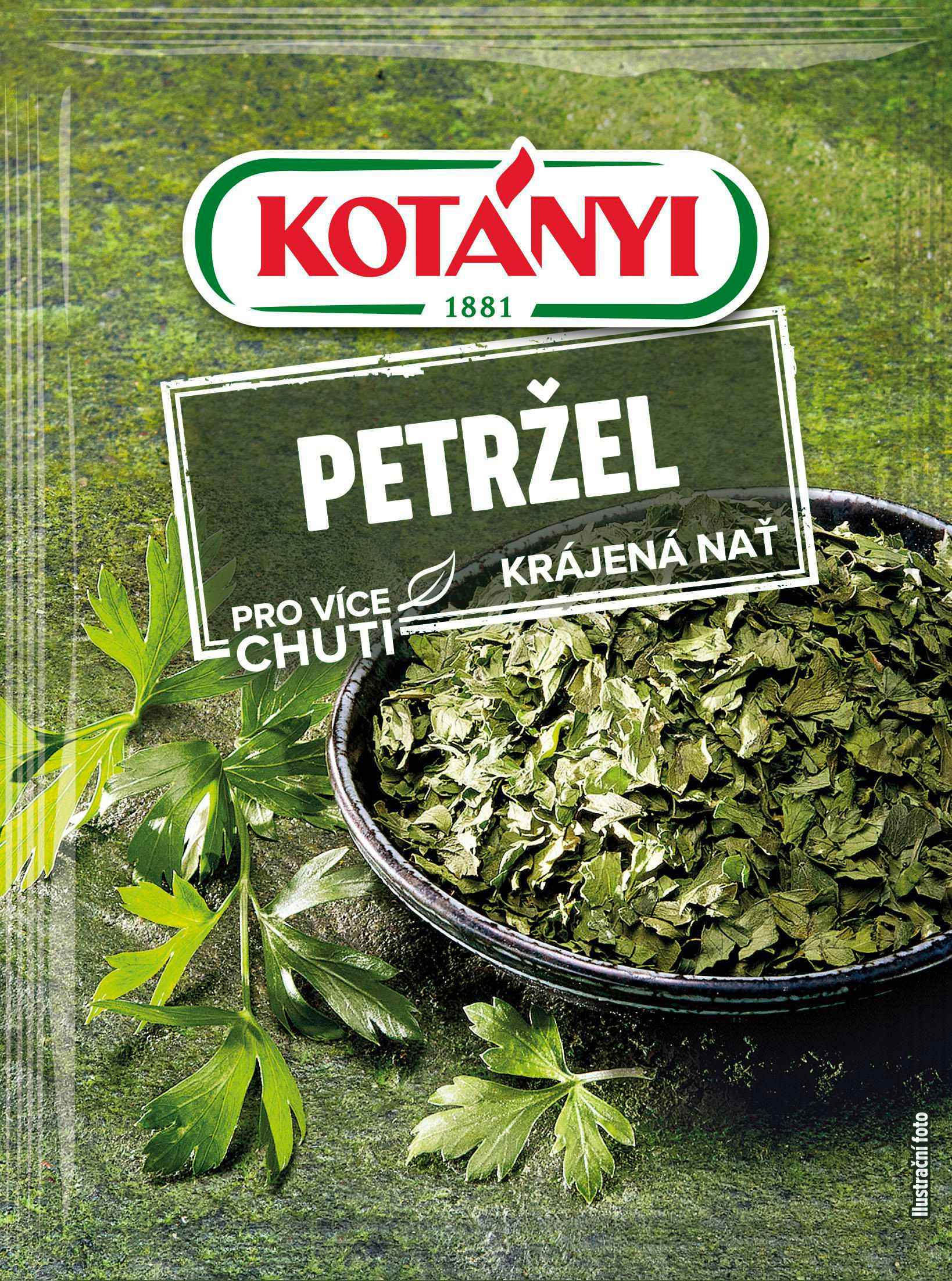 Trvanlivé potraviny - Kotányi Petržel krájená nať 7 g