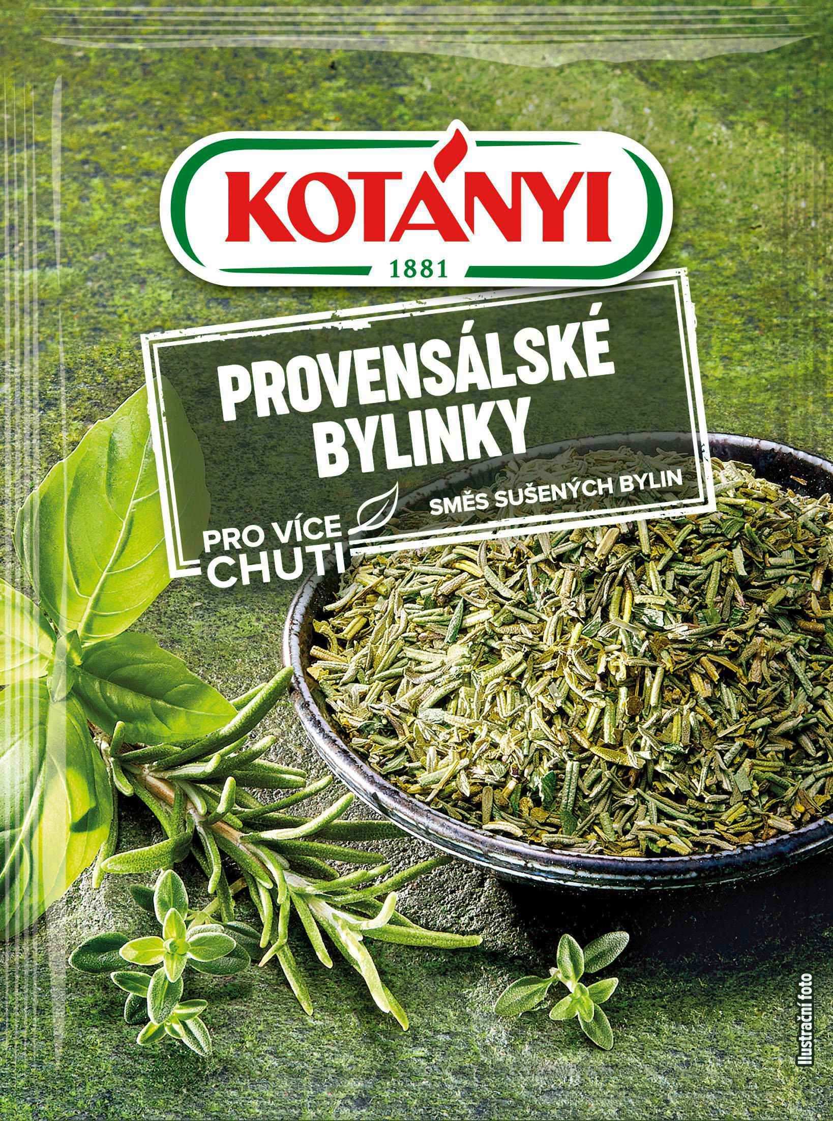 Trvanlivé potraviny - Kotányi Provensálské bylinky 17 g