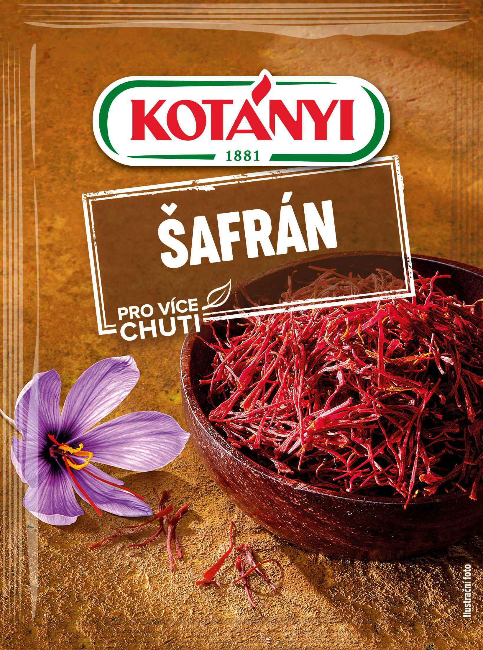 Trvanlivé potraviny - Kotányi Šafrán 0,12 g