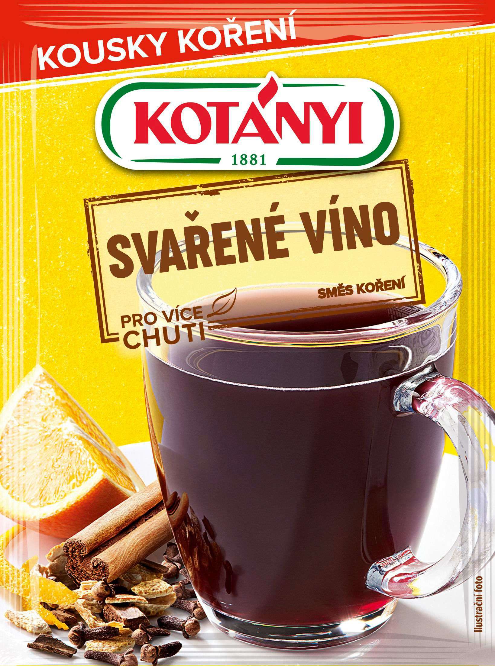 Trvanlivé potraviny - Kotányi Svařené víno - kousky koření 12 g