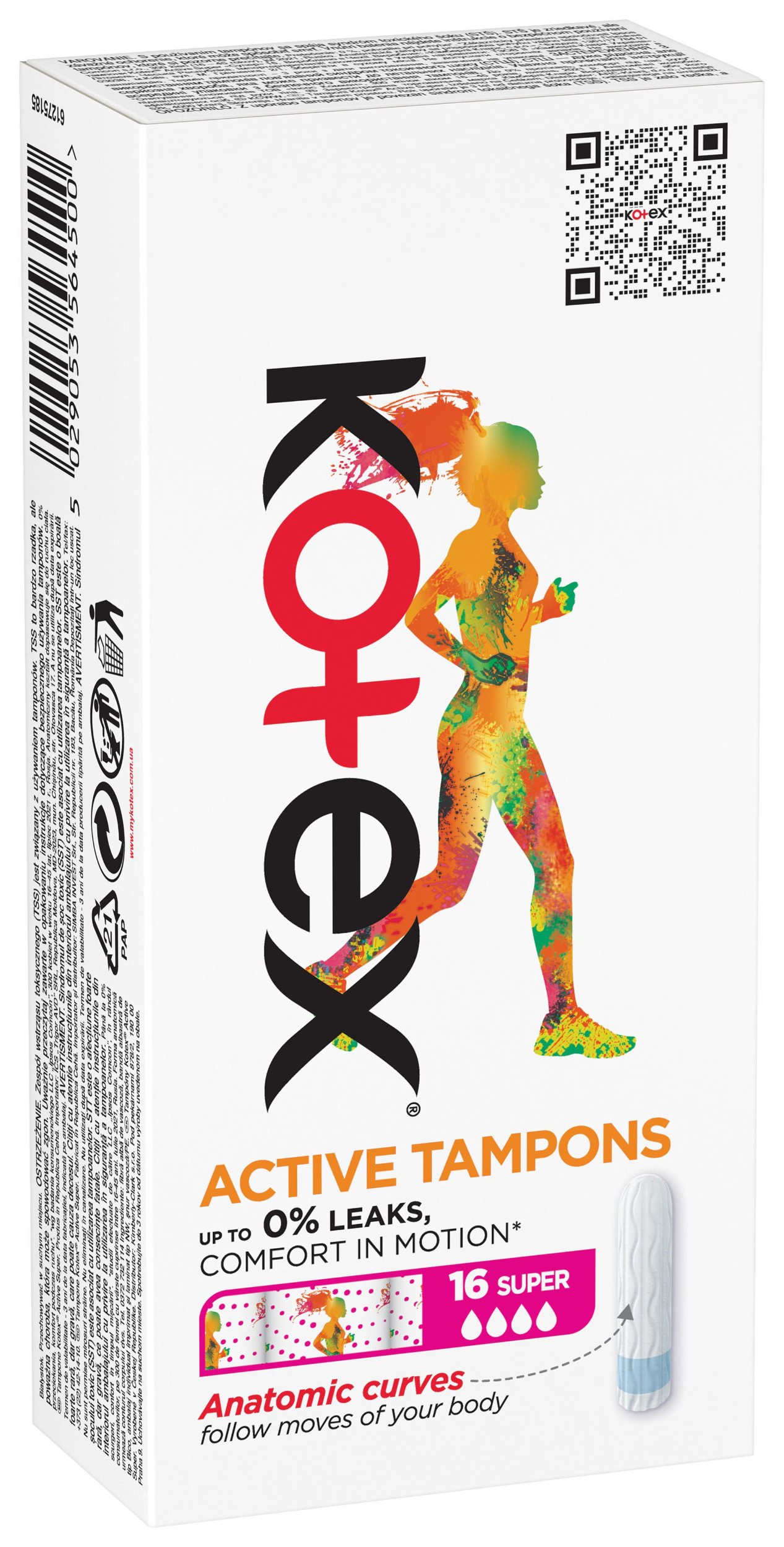 Drogerie a kosmetika - Kotex® Active Super tampóny 16 ks