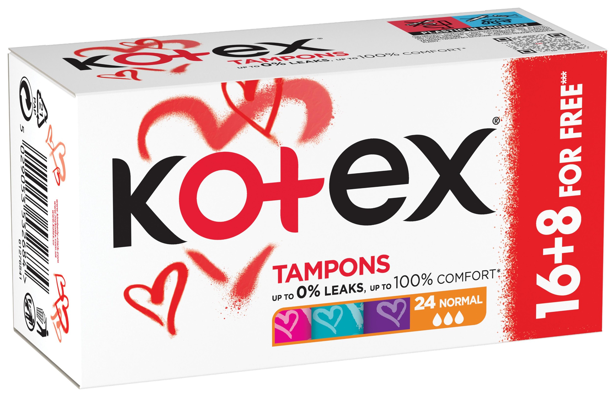 Drogerie a kosmetika - Kotex® UltraSorb Normal tampóny 16 ks