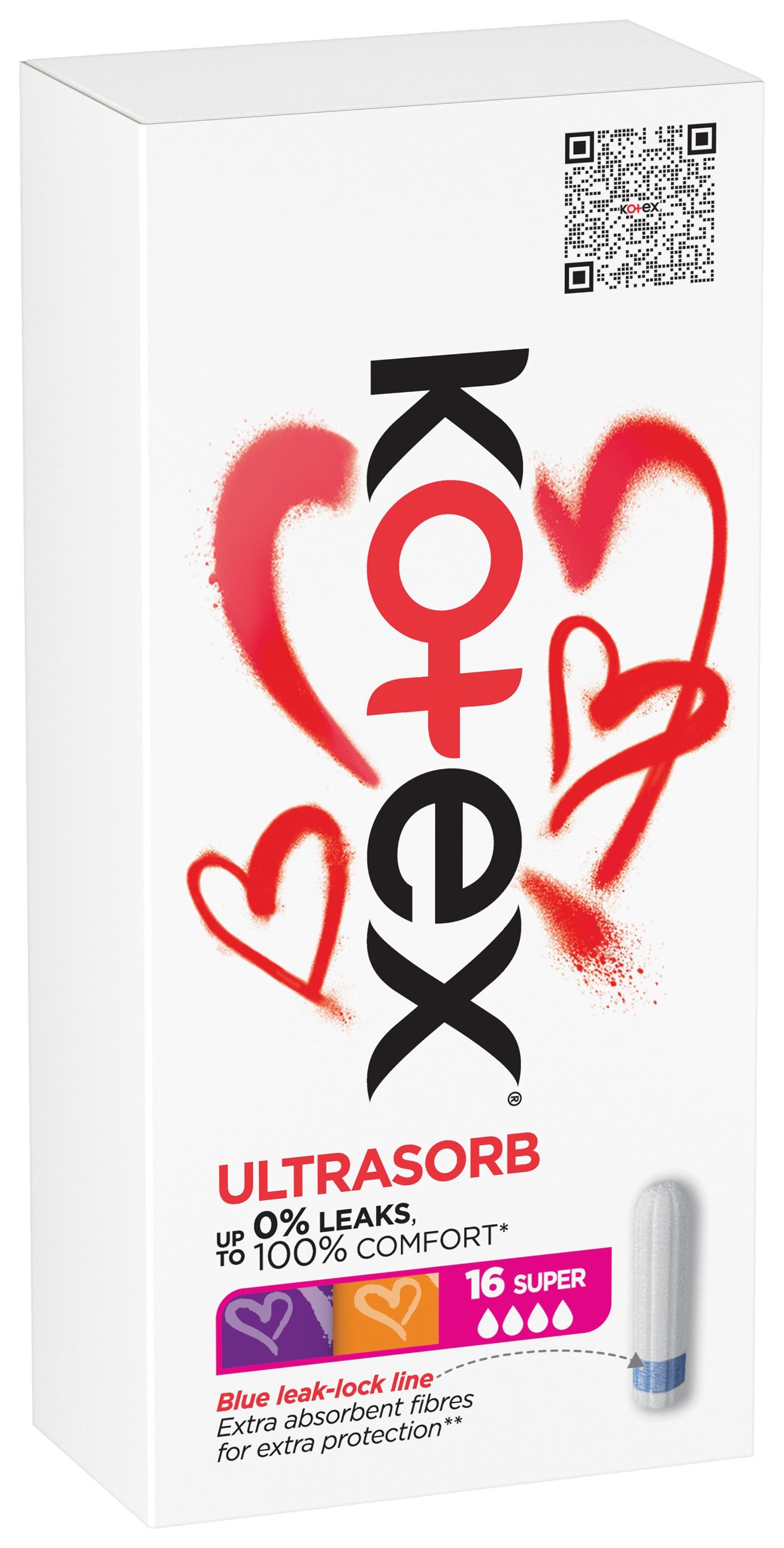 Drogerie a kosmetika - Kotex® UltraSorb Super tampóny 16 ks