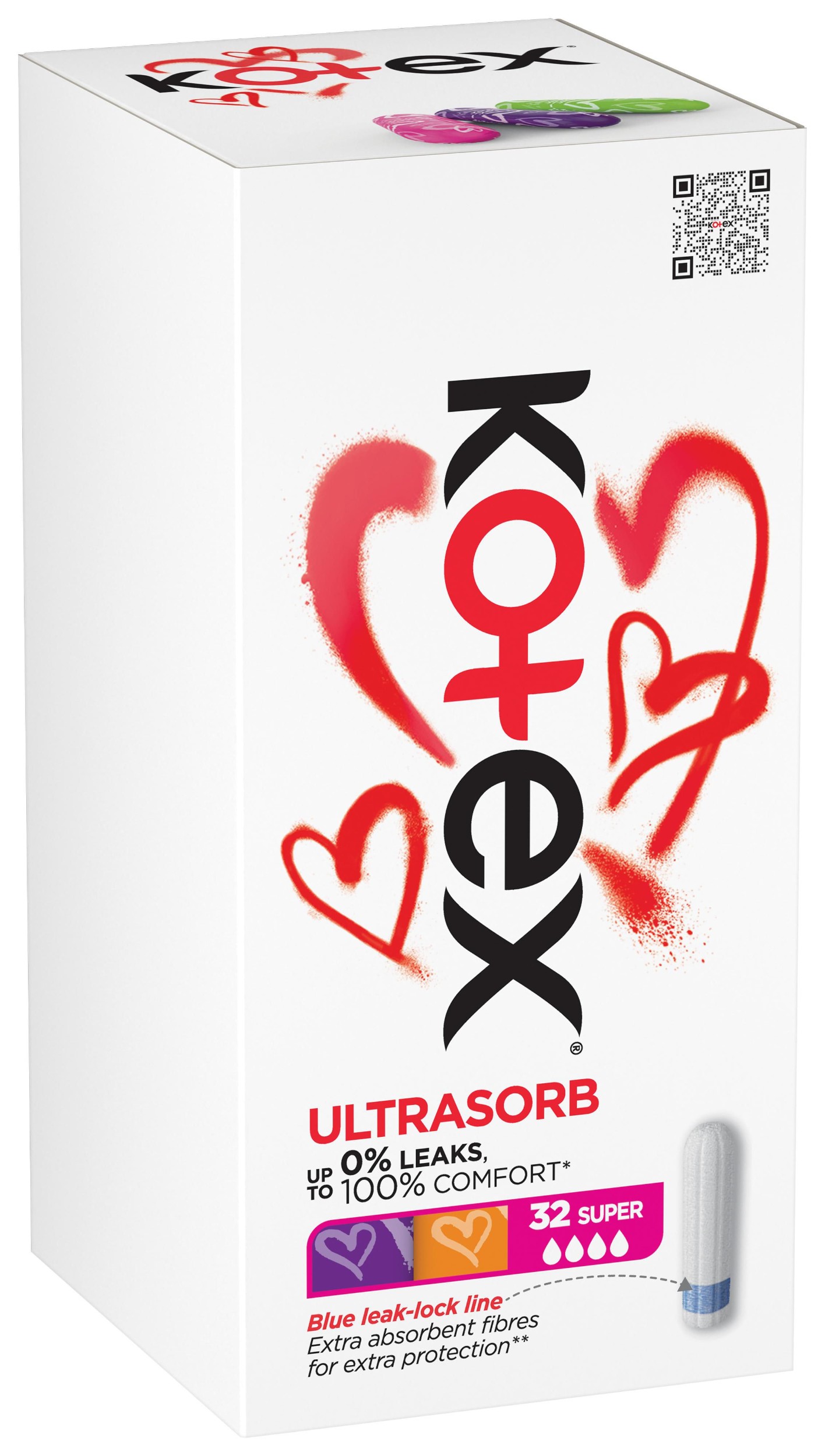Drogerie a kosmetika - Kotex® UltraSorb Super tampony 32 ks