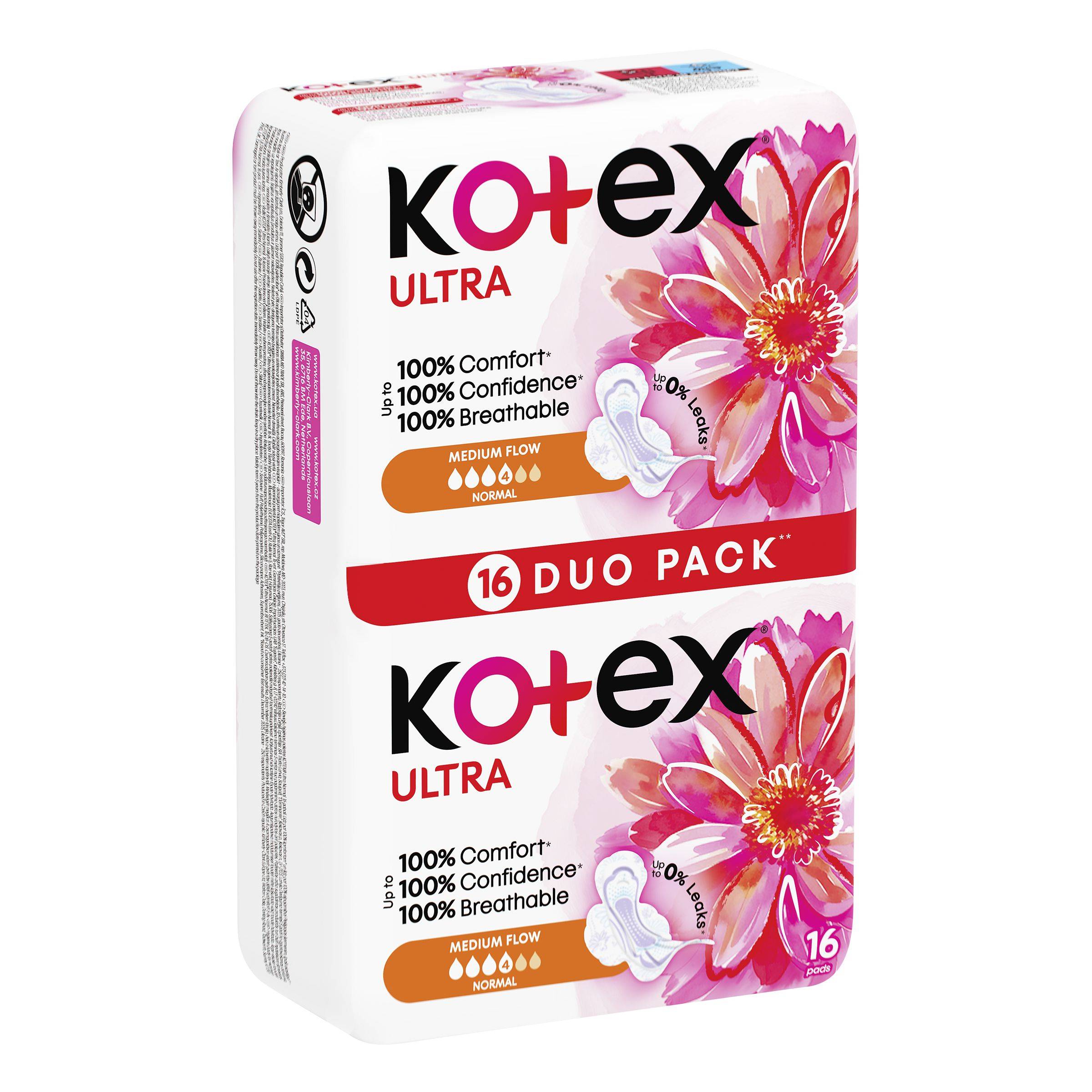 Drogerie a kosmetika - KOTEX VLOŽKY ULTRA NORMAL 16KS